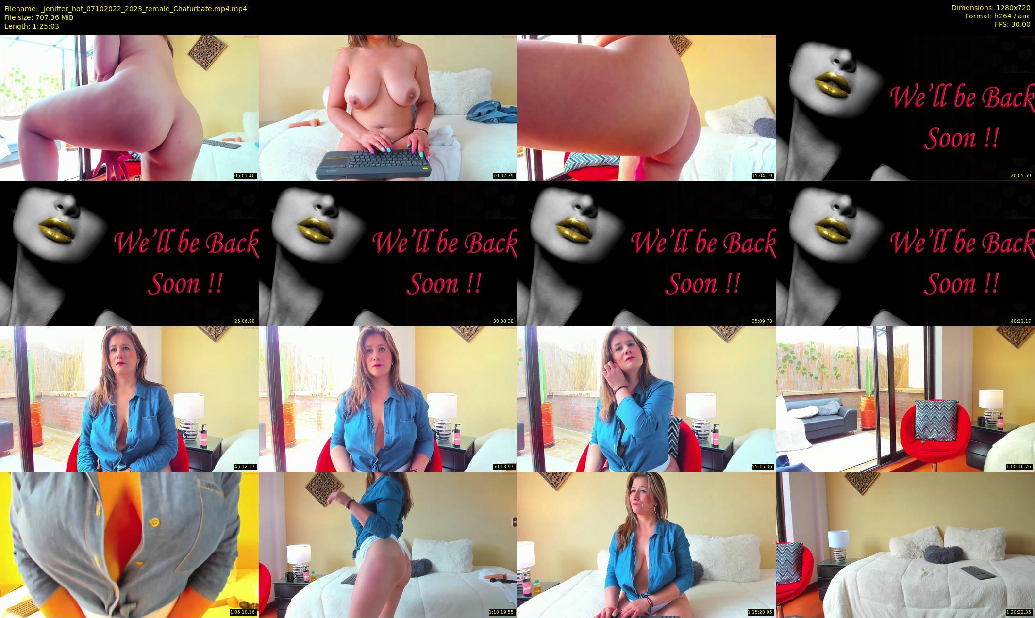 _jeniffer_hot — 86 minute Chaturbate female cam show recording, 720p, Oct 7, 2022