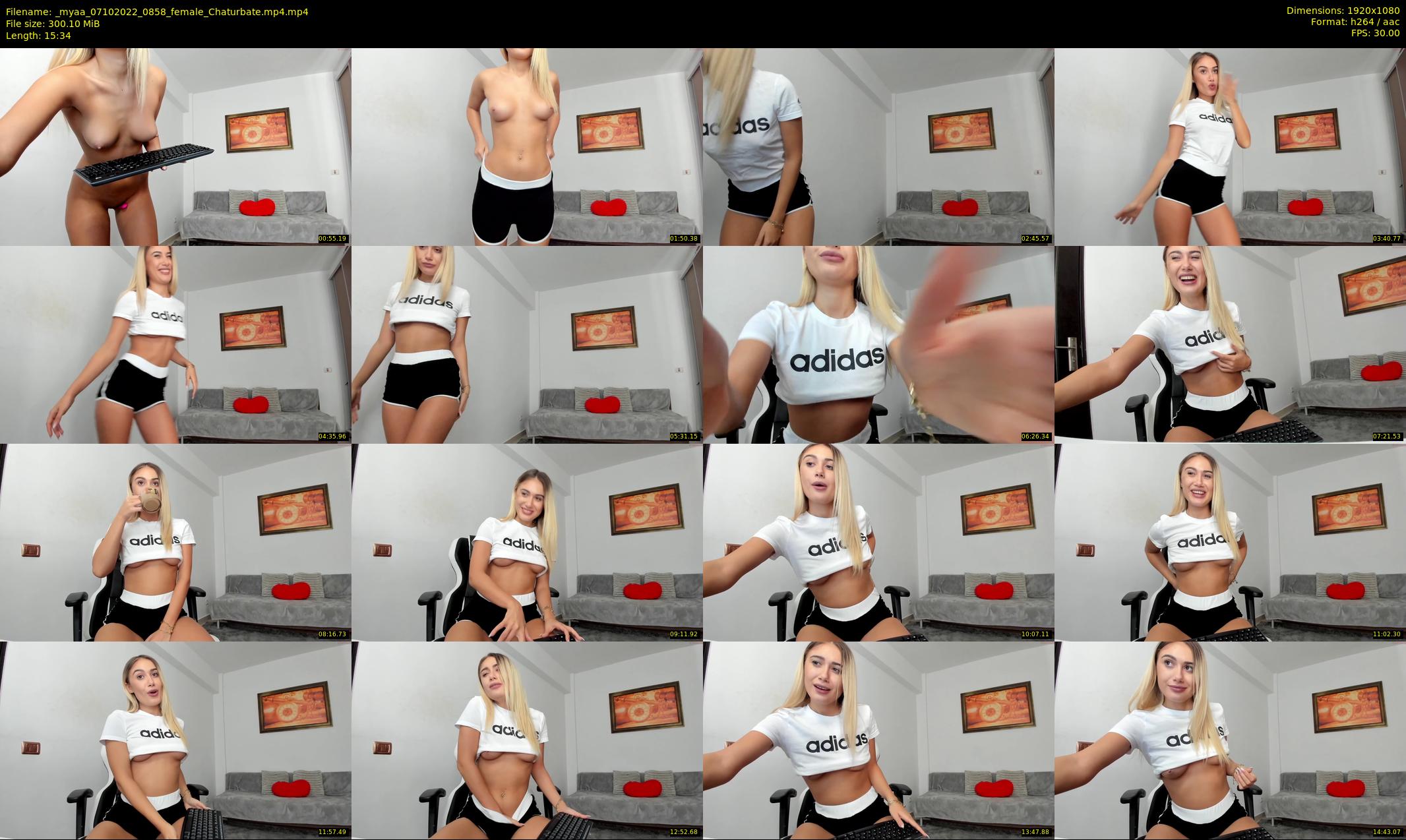 _myaa — 16 minute Chaturbate female cam show recording, 1080p, Oct 7, 2022