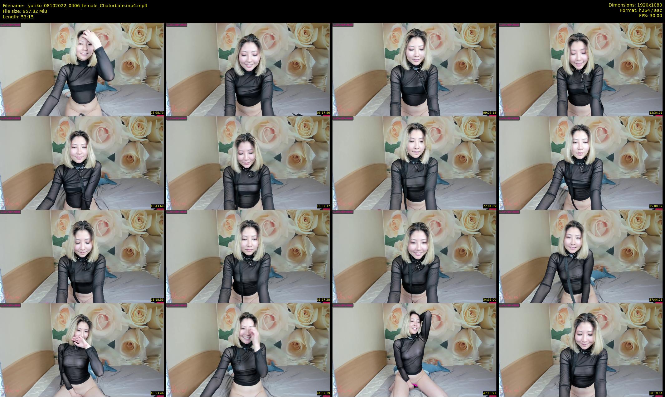 _yuriko — 54 minute Chaturbate female cam show recording, 1080p, Oct 8, 2022