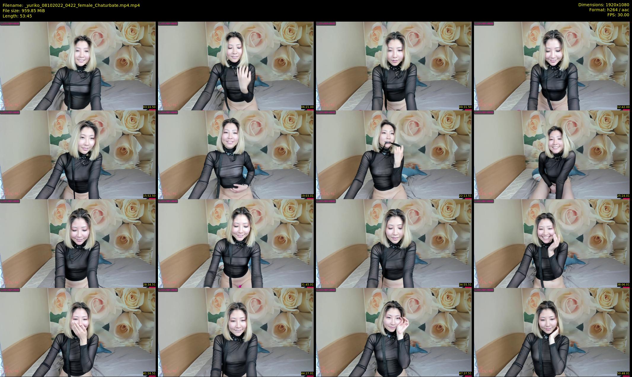 _yuriko — 54 minute Chaturbate female cam show recording, 1080p, Oct 8, 2022