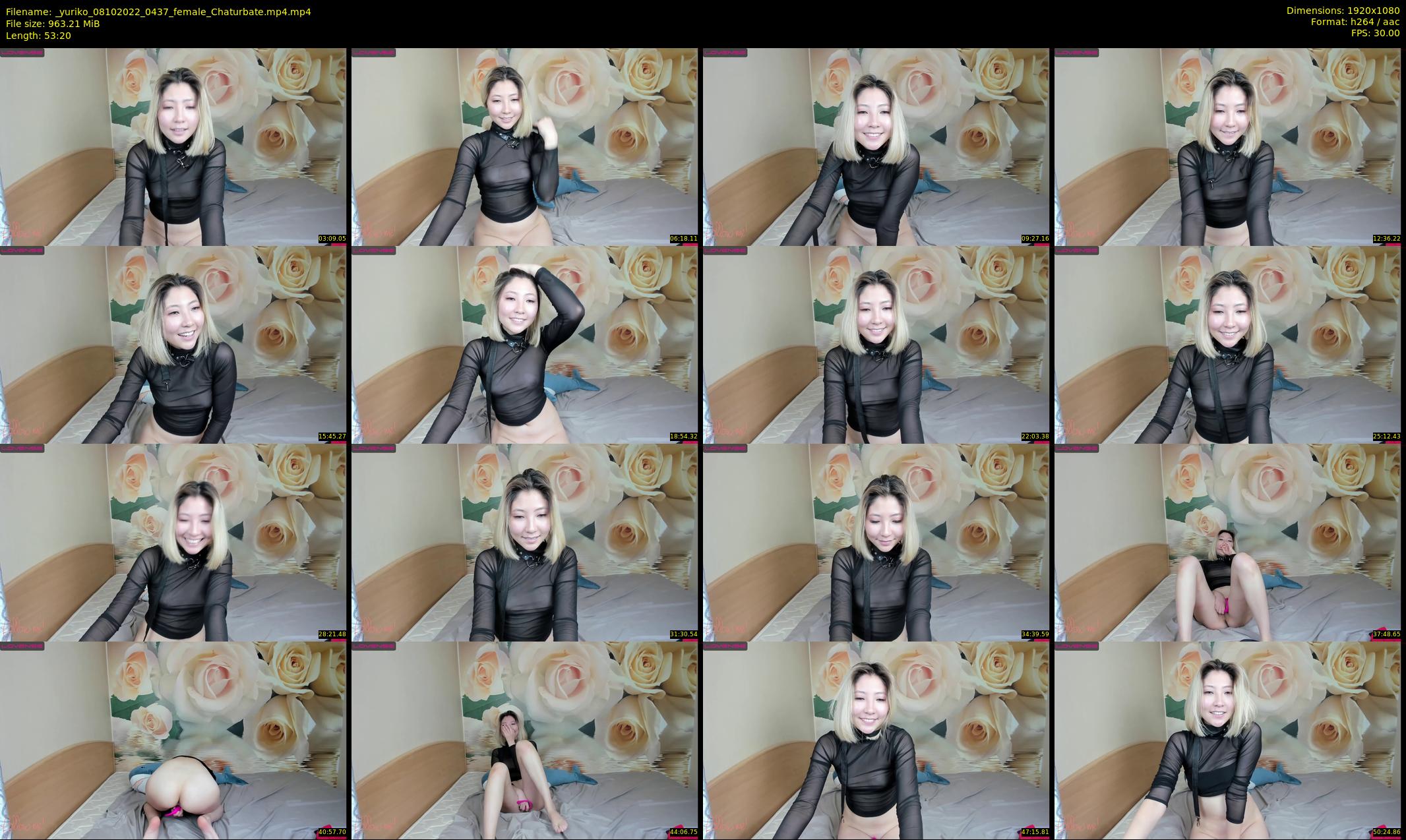 _yuriko — 54 minute Chaturbate female cam show recording, 1080p, Oct 8, 2022