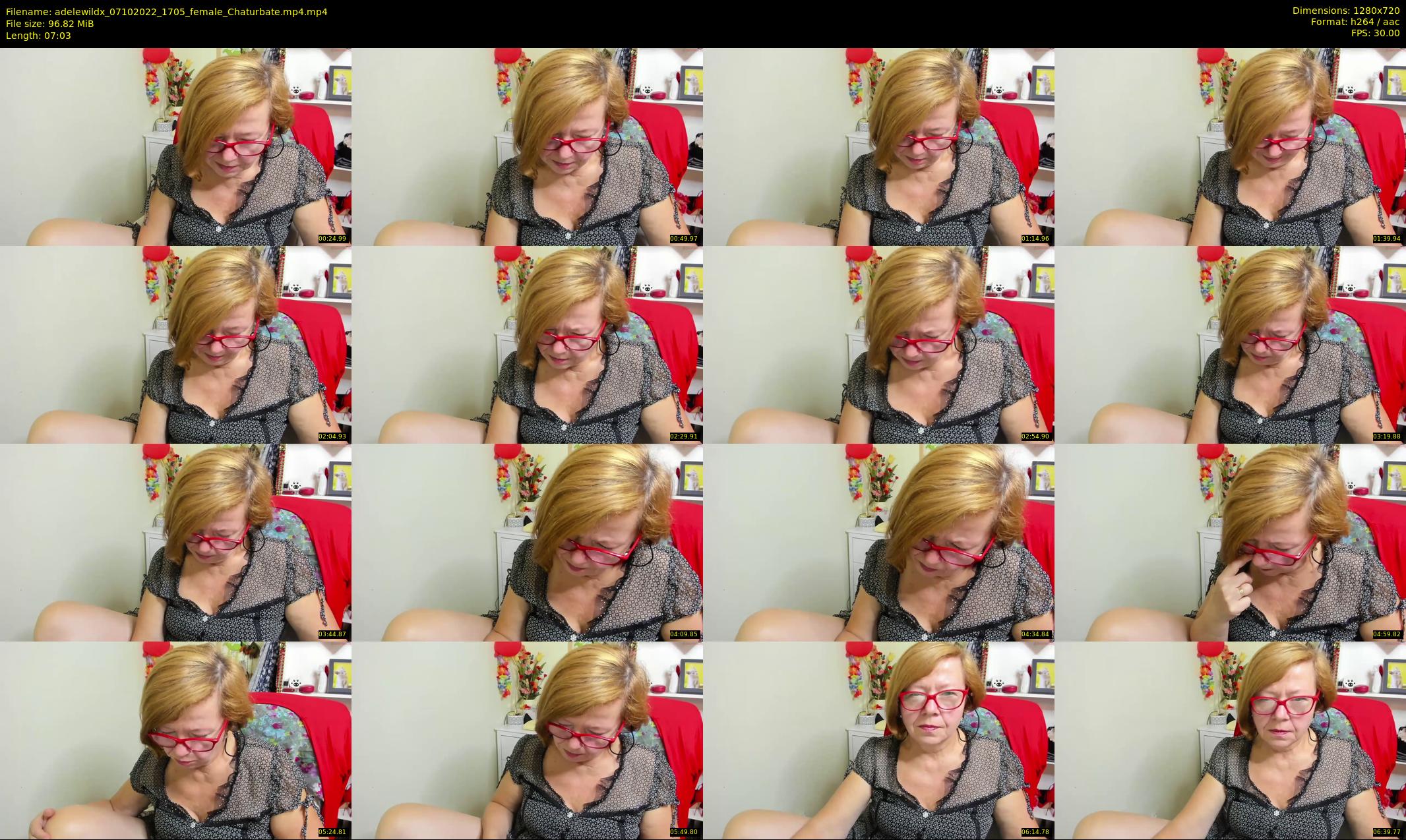 adelewildx — 8 minute Chaturbate female cam show recording, 720p, Oct 7, 2022