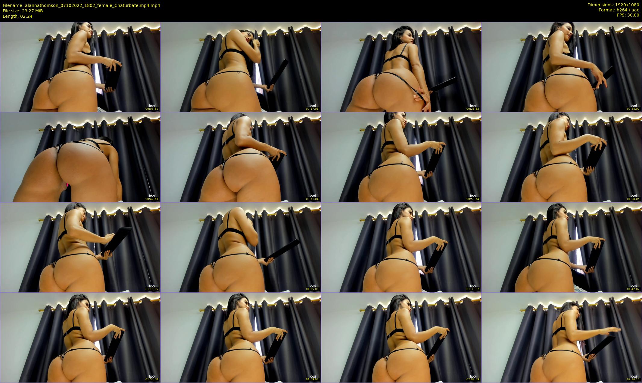 alannathomson — 3 minute Chaturbate female cam show recording, 1080p, Oct 7, 2022
