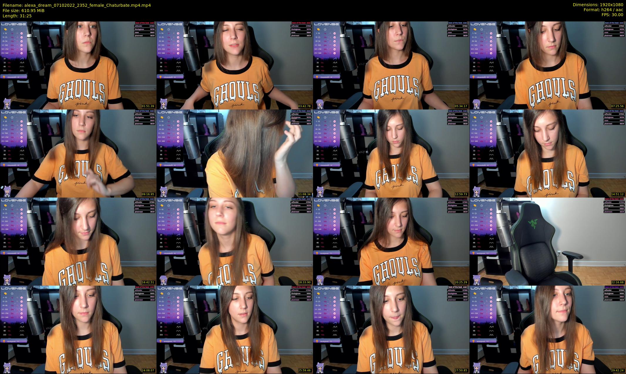 alexa_dream — 32 minute Chaturbate female cam show recording, 1080p, Oct 7, 2022