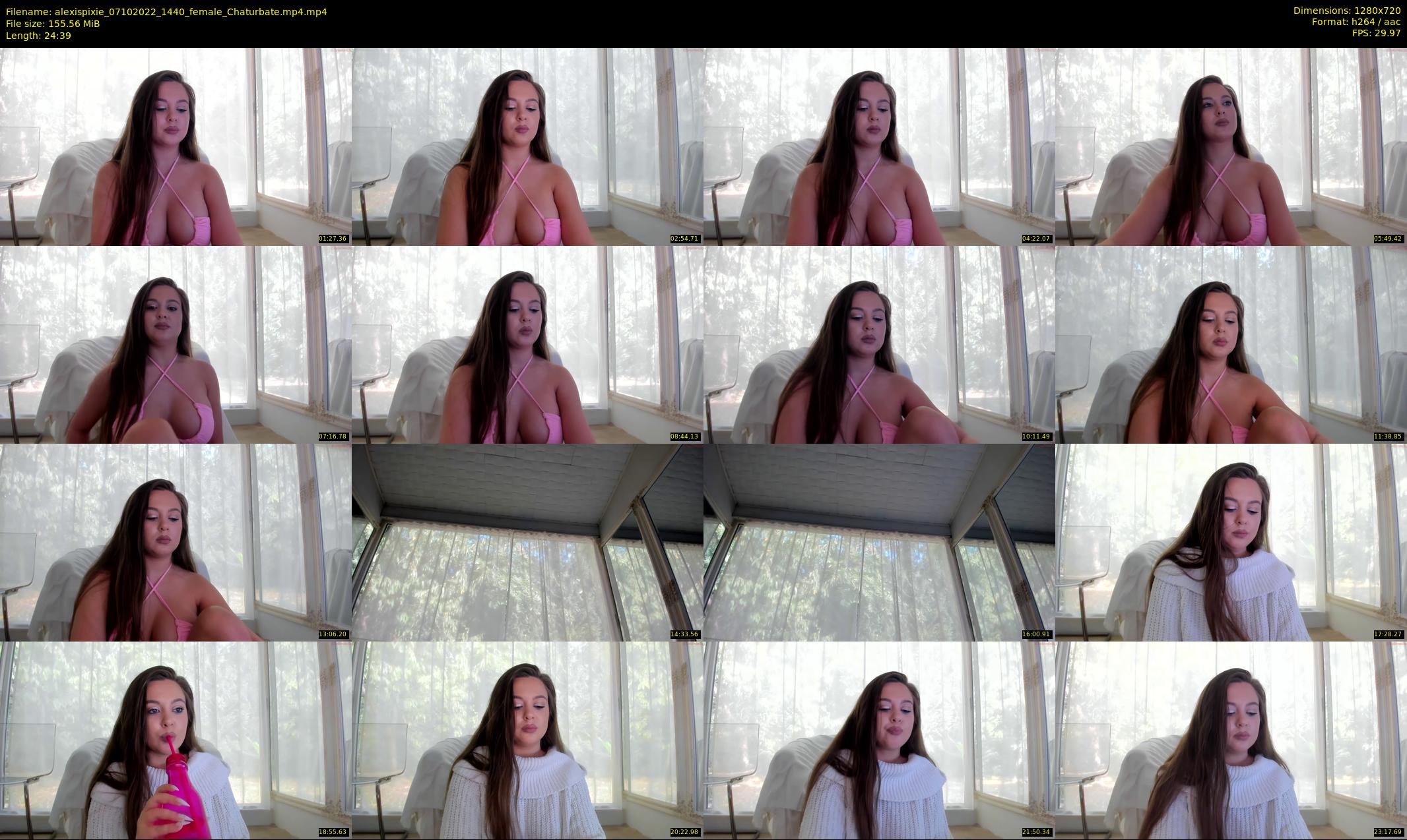 alexispixie — 25 minute Chaturbate female cam show recording, 720p, Oct 7, 2022
