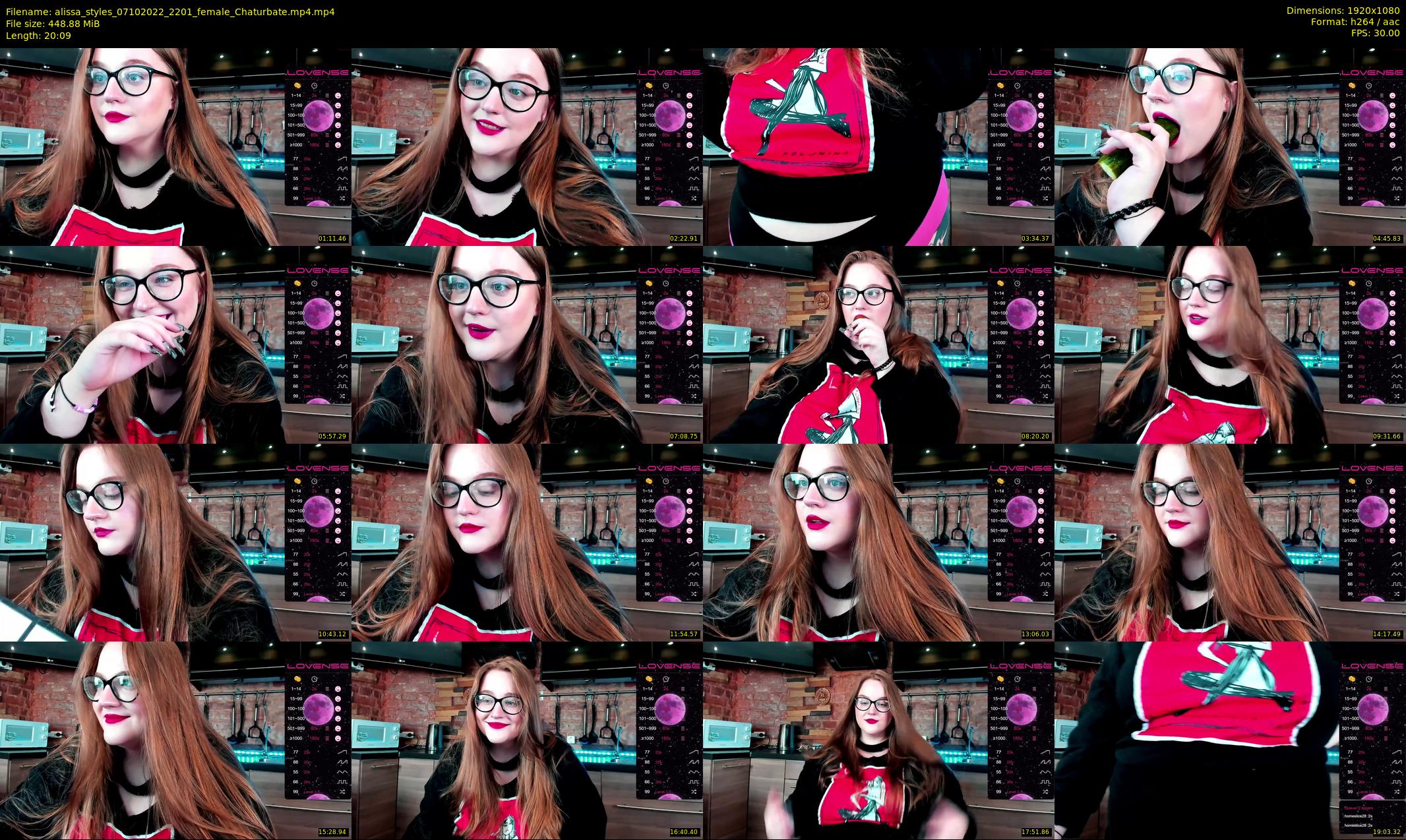 alissa_styles — 21 minute Chaturbate female cam show recording, 1080p, Oct 7, 2022