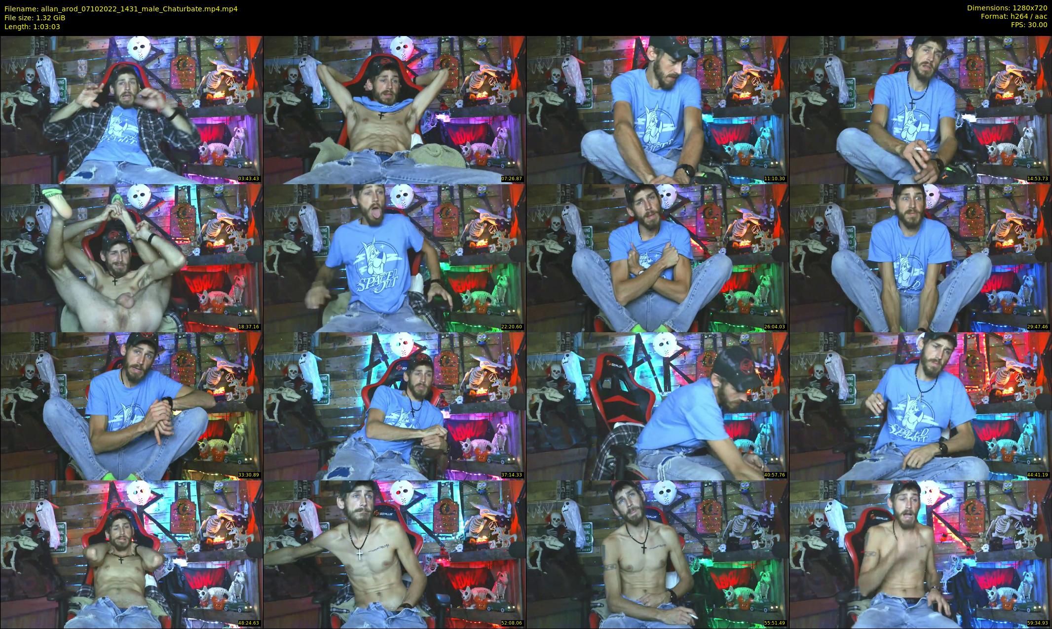 allan_arod — 64 minute Chaturbate male cam show recording, 720p, Oct 7, 2022