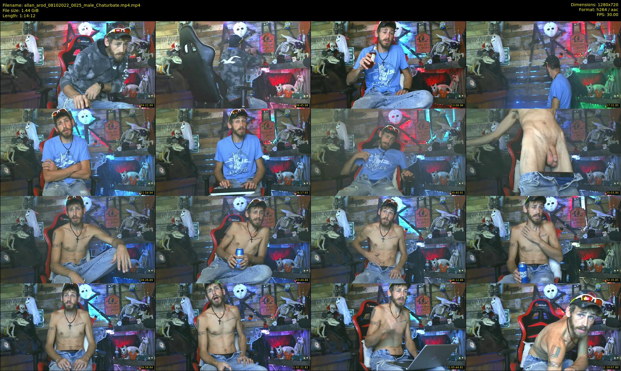 allan_arod — 75 minute Chaturbate male cam show recording, 720p, Oct 8, 2022