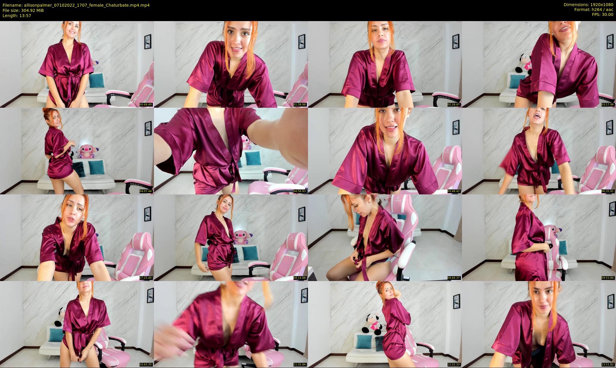 allisonpalmer — 14 minute Chaturbate female cam show recording, 1080p, Oct 7, 2022