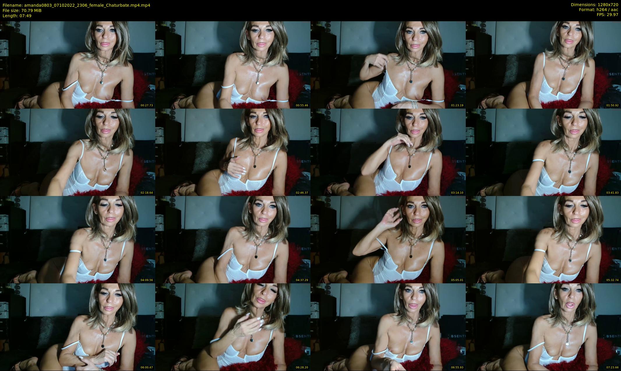 amanda0803 — 8 minute Chaturbate female cam show recording, 720p, Oct 7, 2022
