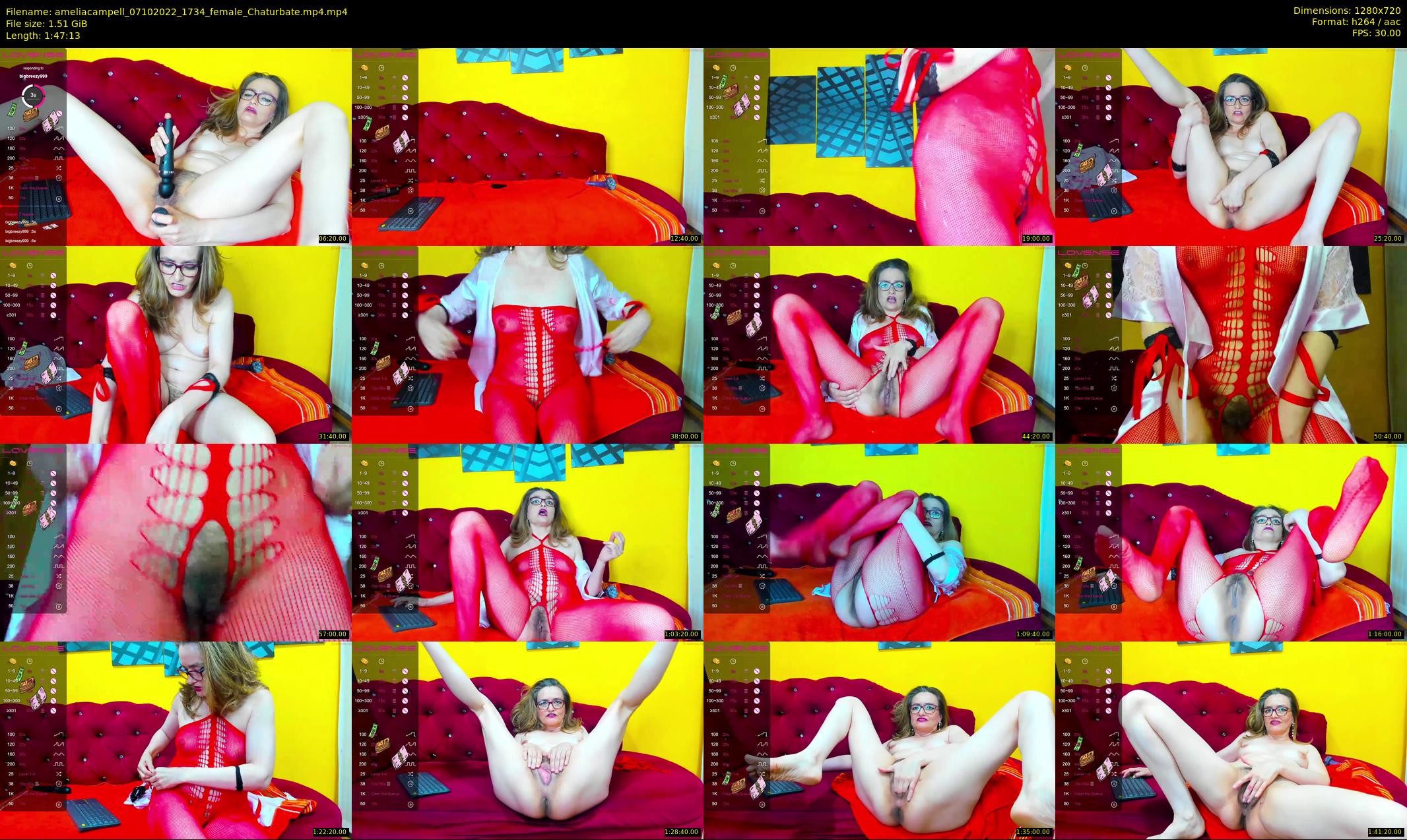 ameliacampell — 108 minute Chaturbate female cam show recording, 720p, Oct 7, 2022