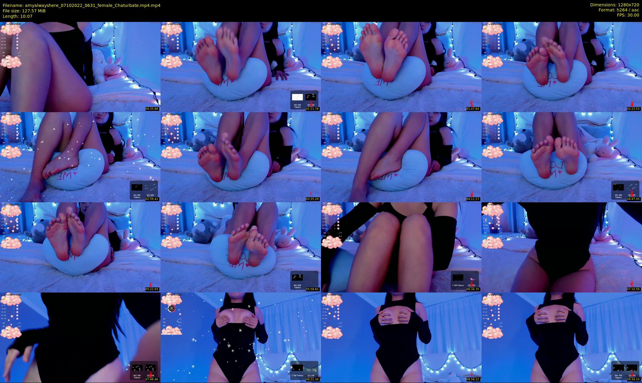 amyalwayshere — 11 minute Chaturbate female cam show recording, 720p, Oct 7, 2022