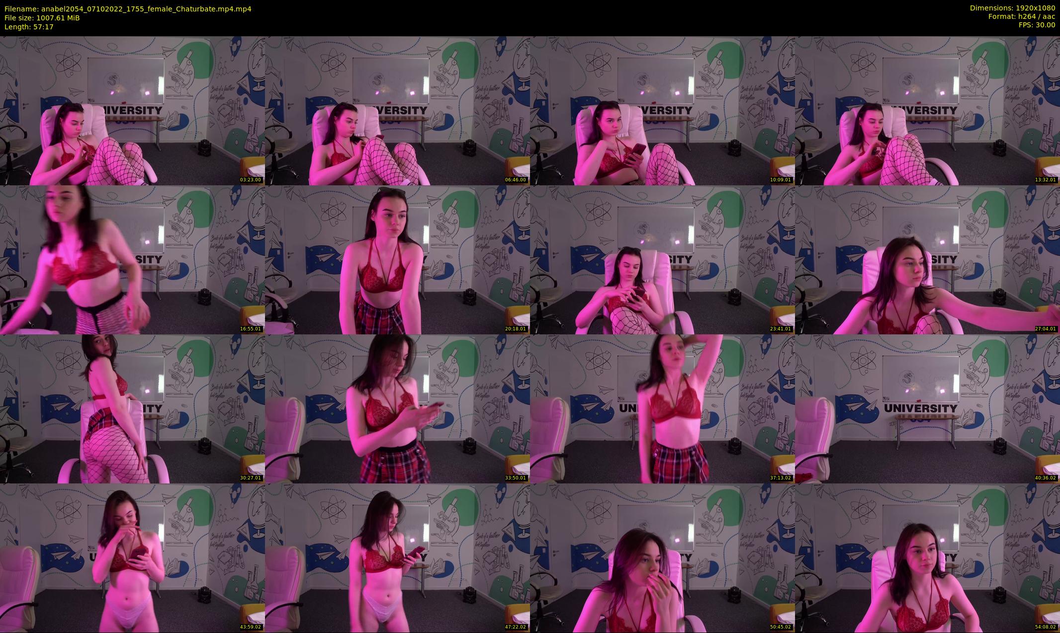 anabel2054 — 58 minute Chaturbate female cam show recording, 1080p, Oct 7, 2022