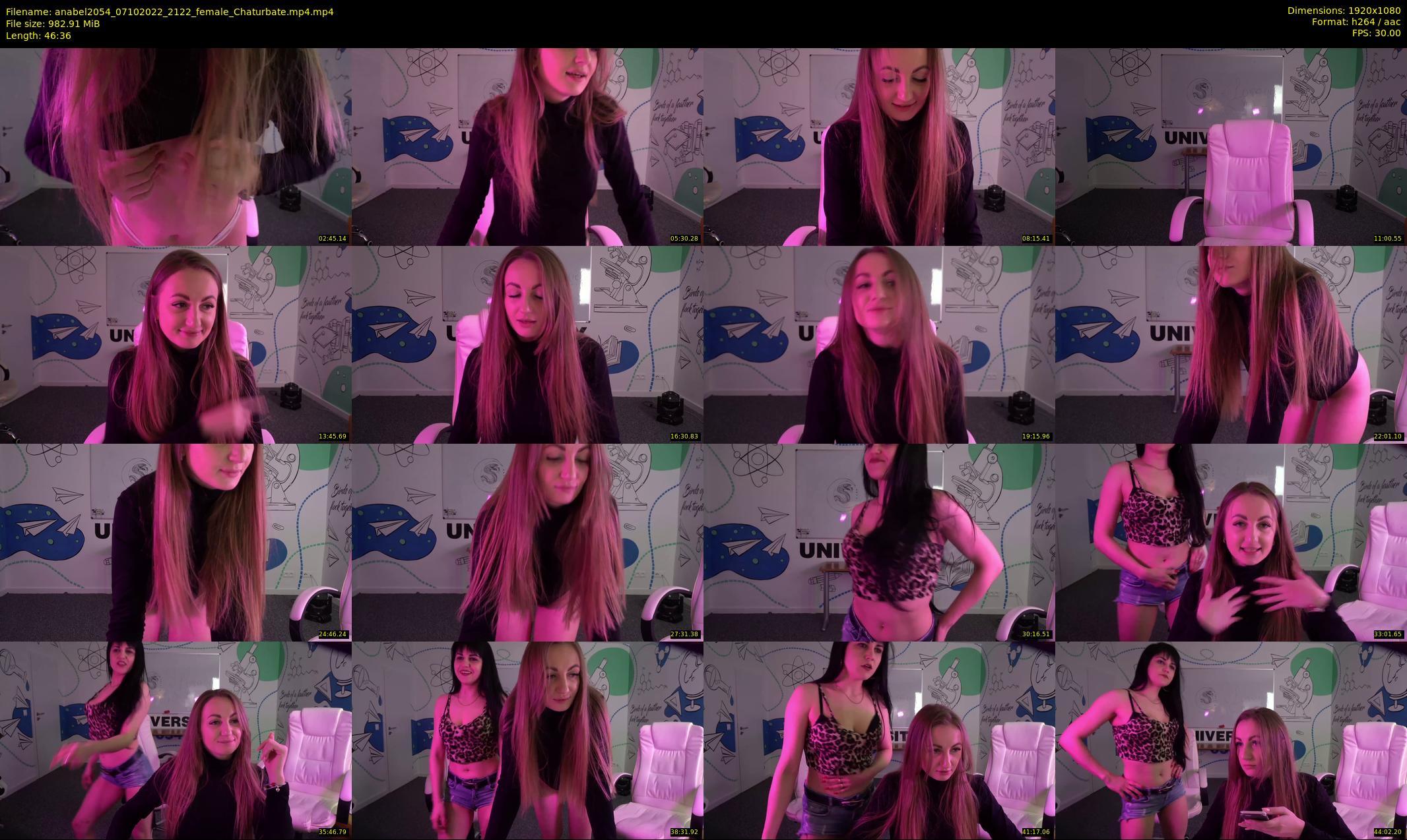 anabel2054 — 47 minute Chaturbate female cam show recording, 1080p, Oct 7, 2022