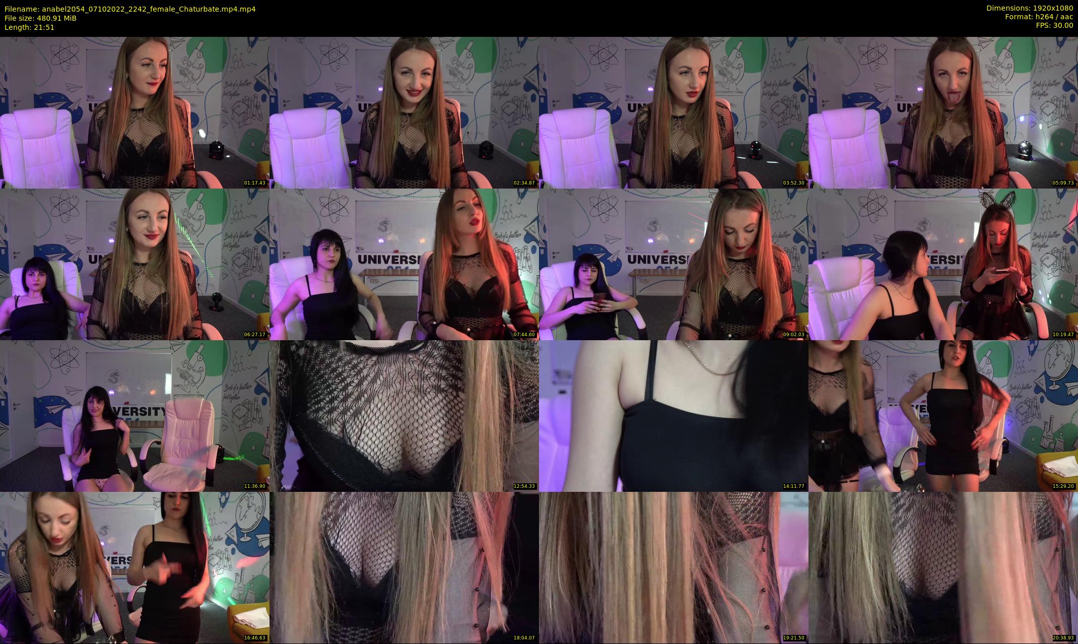 anabel2054 — 22 minute Chaturbate female cam show recording, 1080p, Oct 7, 2022