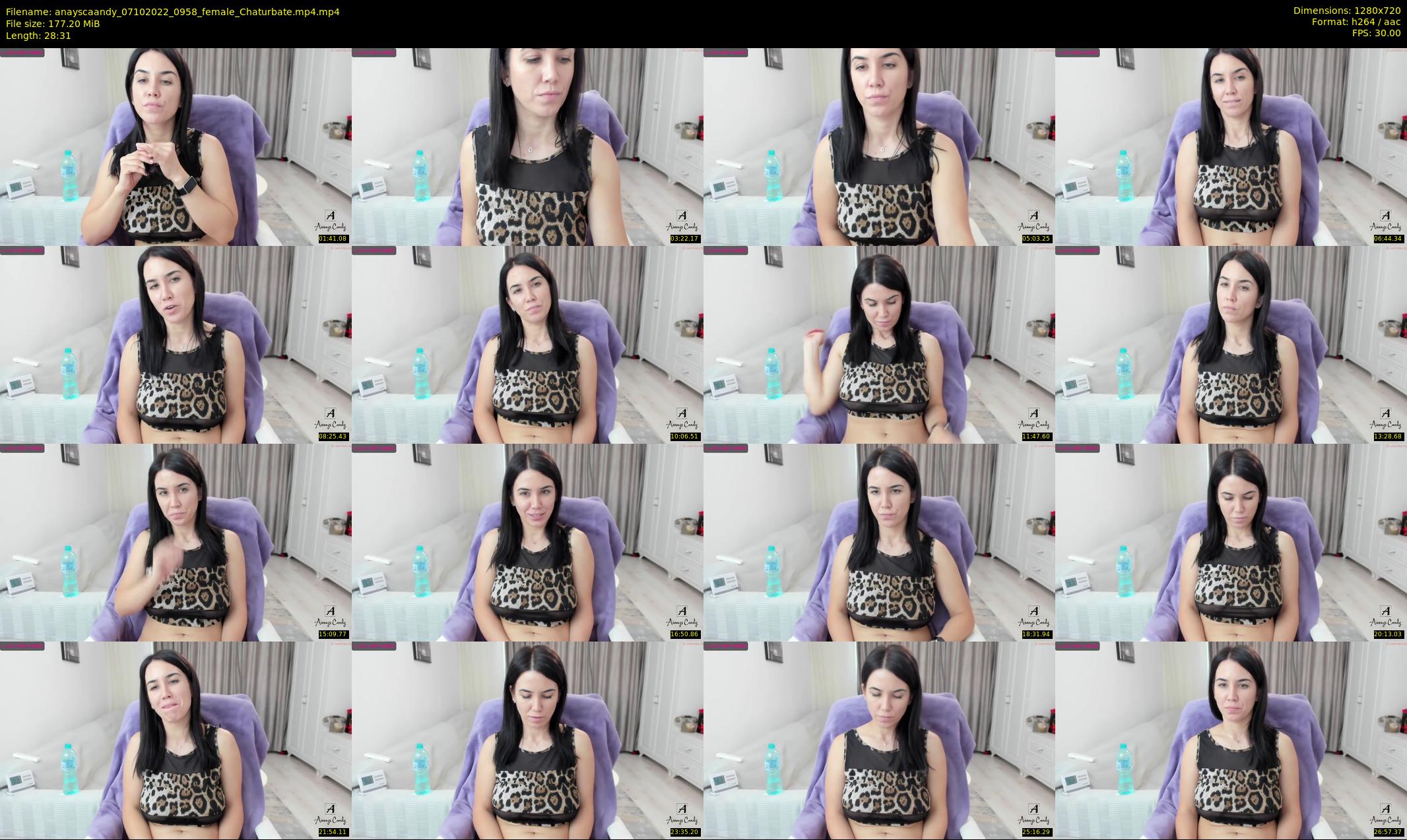anayscaandy — 29 minute Chaturbate female cam show recording, 720p, Oct 7, 2022