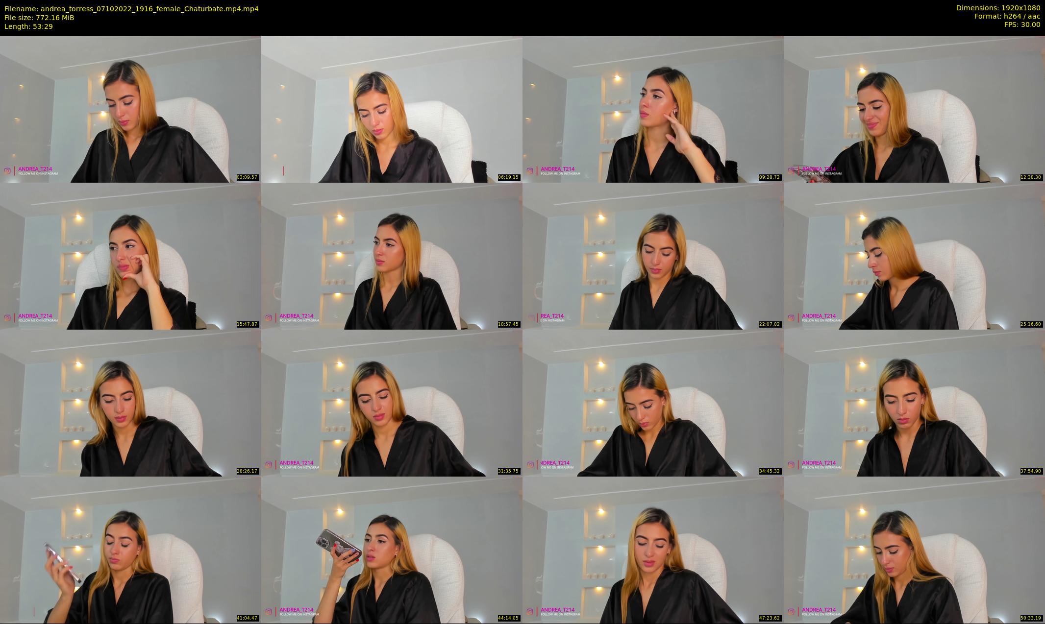 andrea_torress — 54 minute Chaturbate female cam show recording, 1080p, Oct 7, 2022