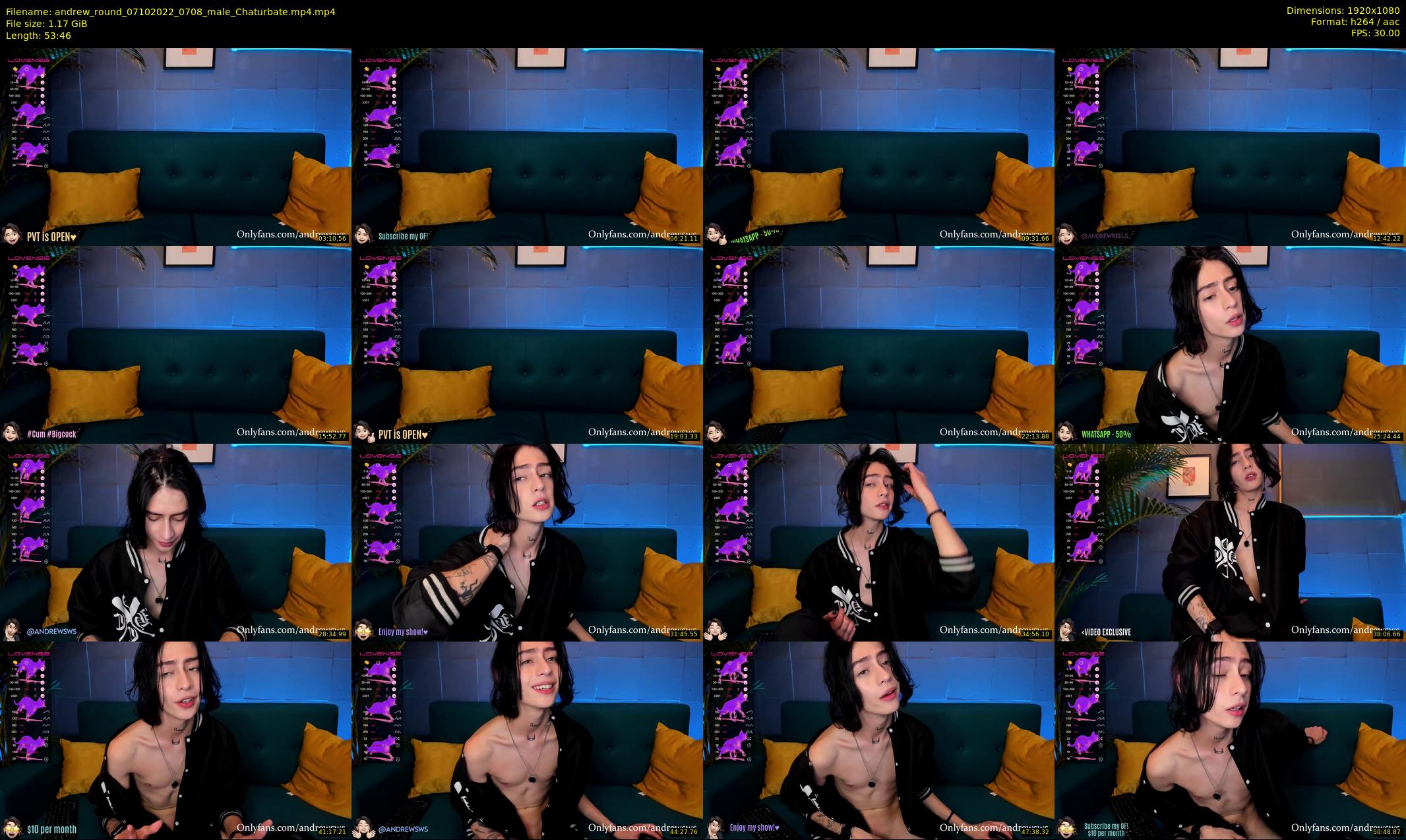 andrew_round — 54 minute Chaturbate male cam show recording, 1080p, Oct 7, 2022