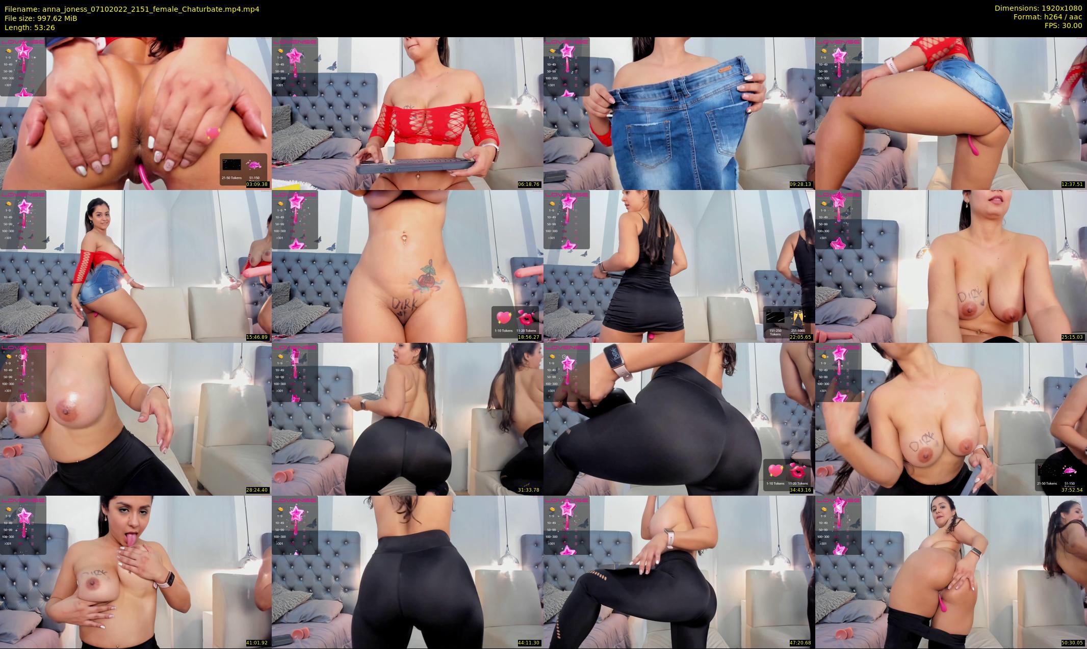 anna_joness — 54 minute Chaturbate female cam show recording, 1080p, Oct 7, 2022