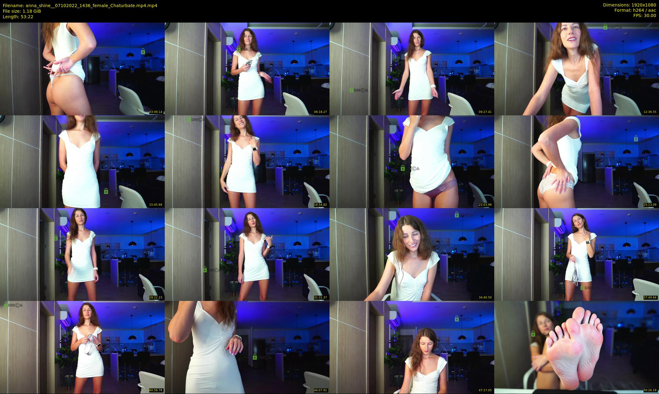 anna_shine_ — 54 minute Chaturbate female cam show recording, 1080p, Oct 7, 2022