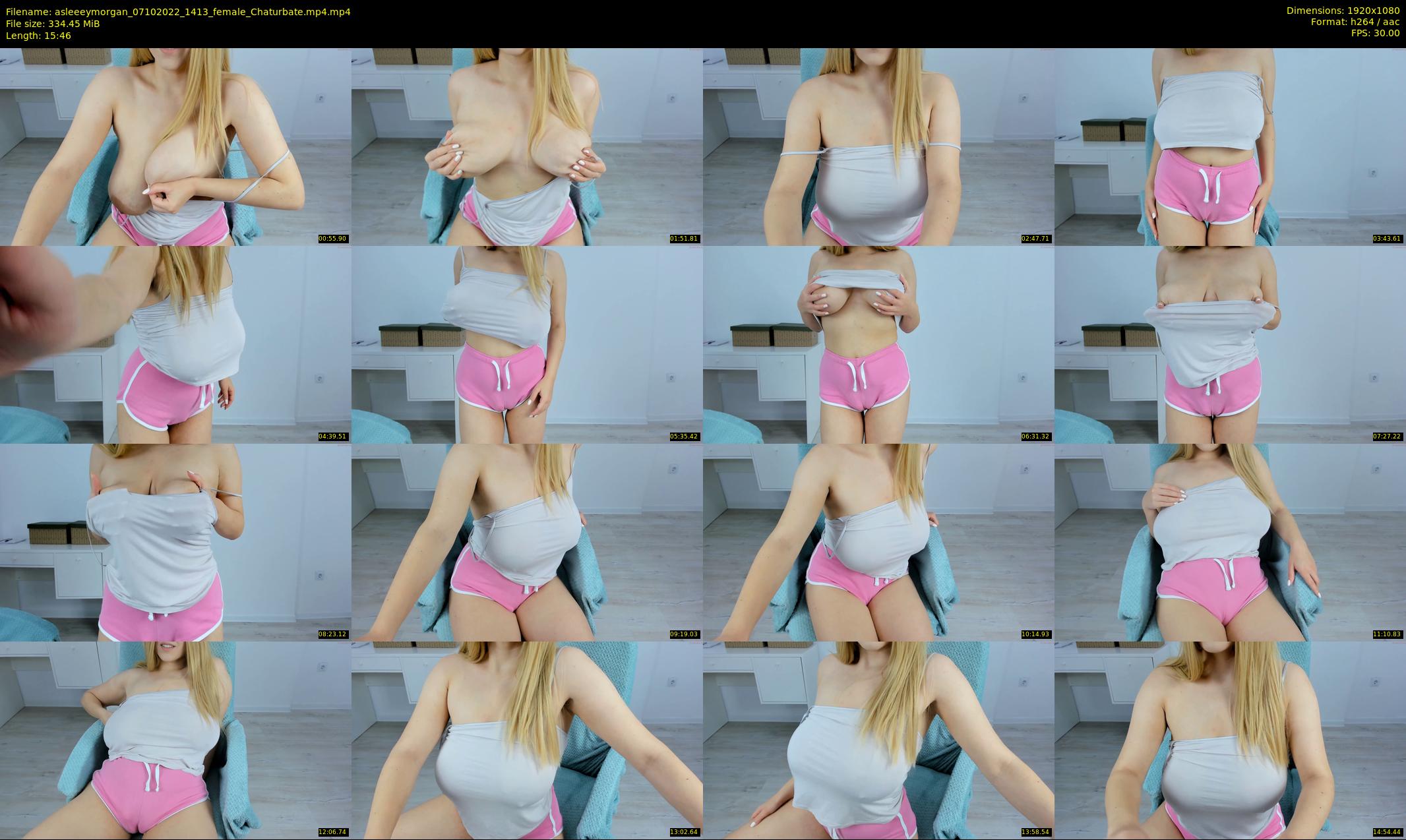asleeeymorgan — 16 minute Chaturbate female cam show recording, 1080p, Oct 7, 2022