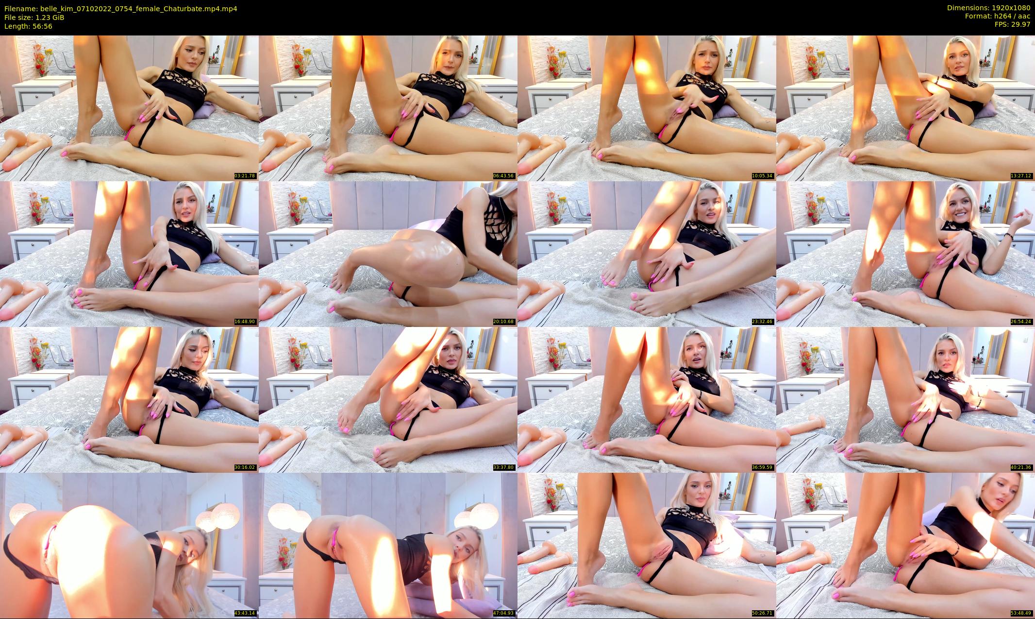 belle_kim — 57 minute Chaturbate female cam show recording, 1080p, Oct 7, 2022