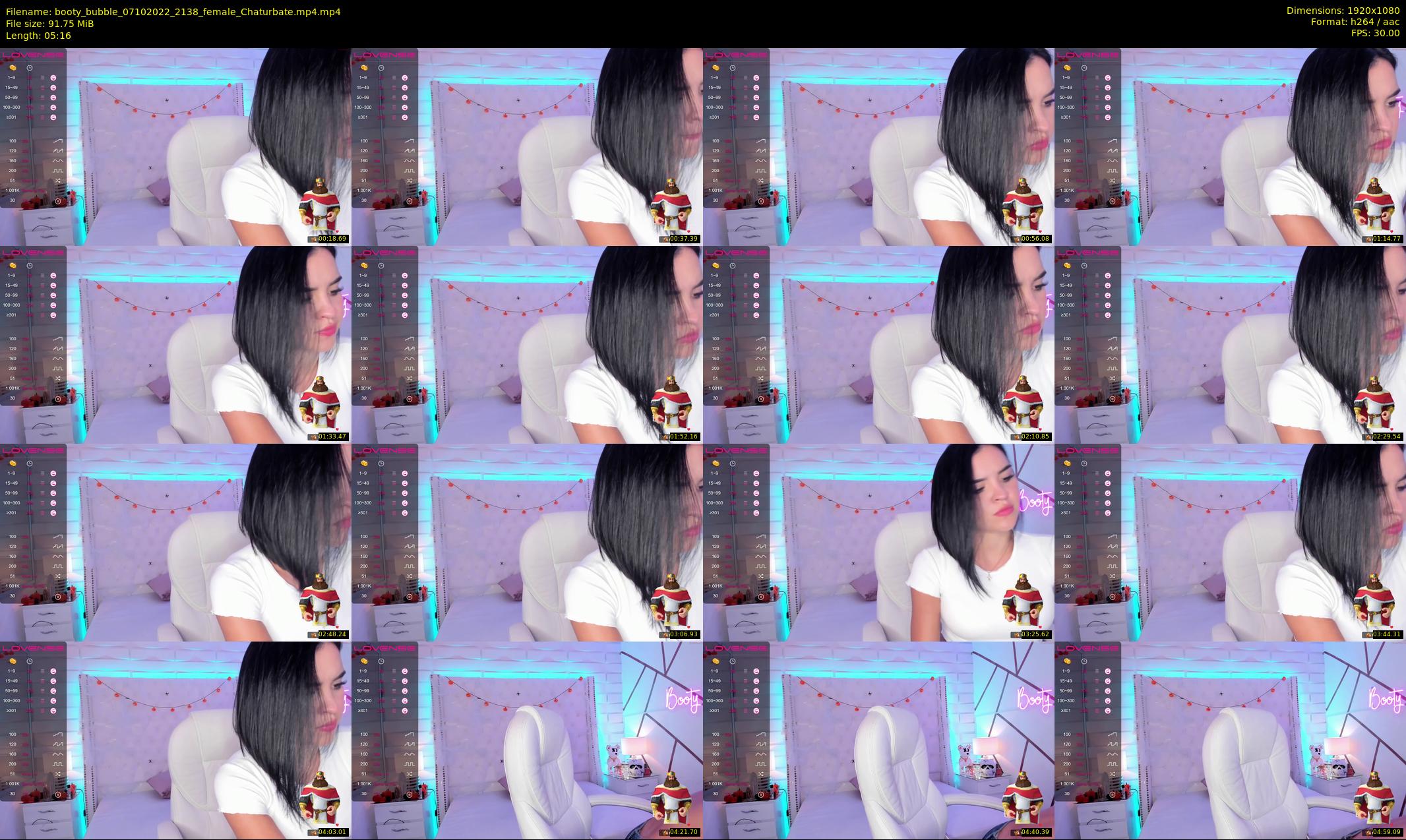 booty_bubble — 6 minute Chaturbate female cam show recording, 1080p, Oct 7, 2022
