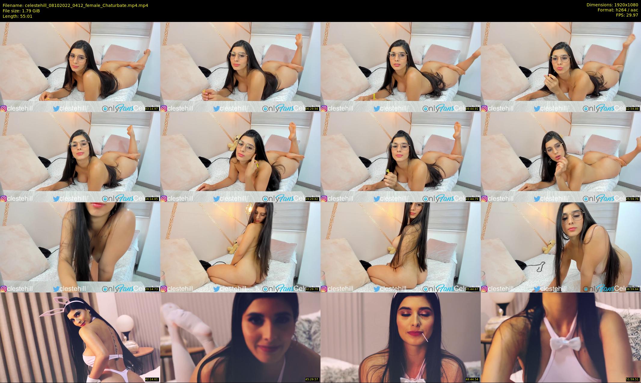 celestehill — 56 minute Chaturbate female cam show recording, 1080p, Oct 8, 2022