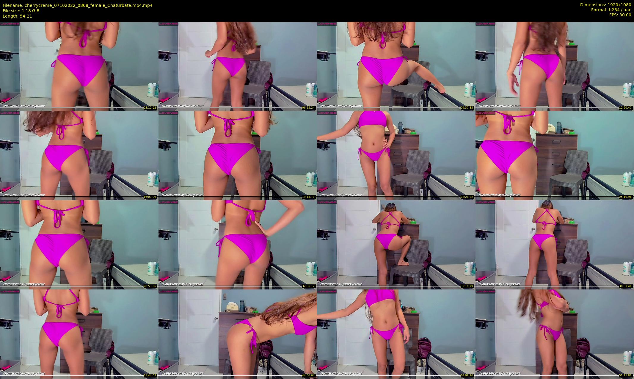 cherrycreme — 55 minute Chaturbate female cam show recording, 1080p, Oct 7, 2022