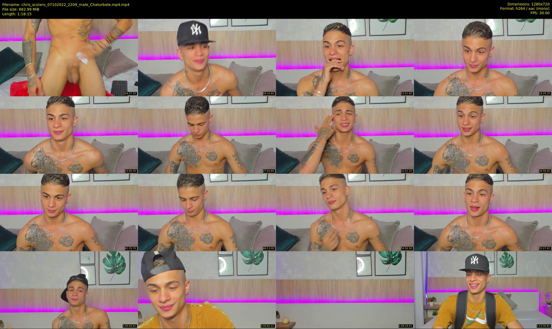 chris_scolaro — 79 minute Chaturbate male cam show recording, 720p, Oct 7, 2022