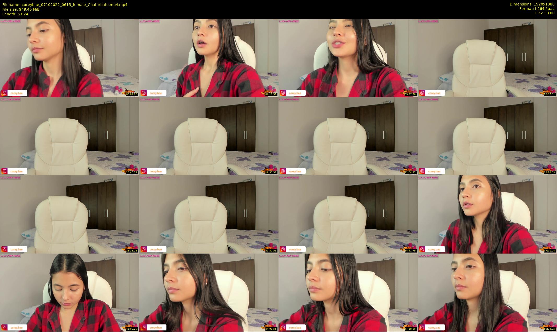 coreybae — 54 minute Chaturbate female cam show recording, 1080p, Oct 7, 2022