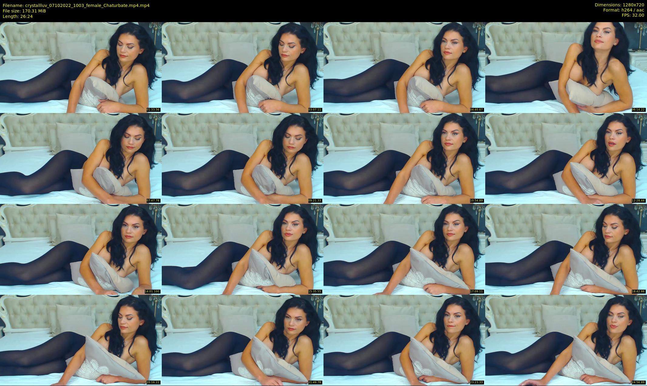 crystallluv — 27 minute Chaturbate female cam show recording, 720p, Oct 7, 2022