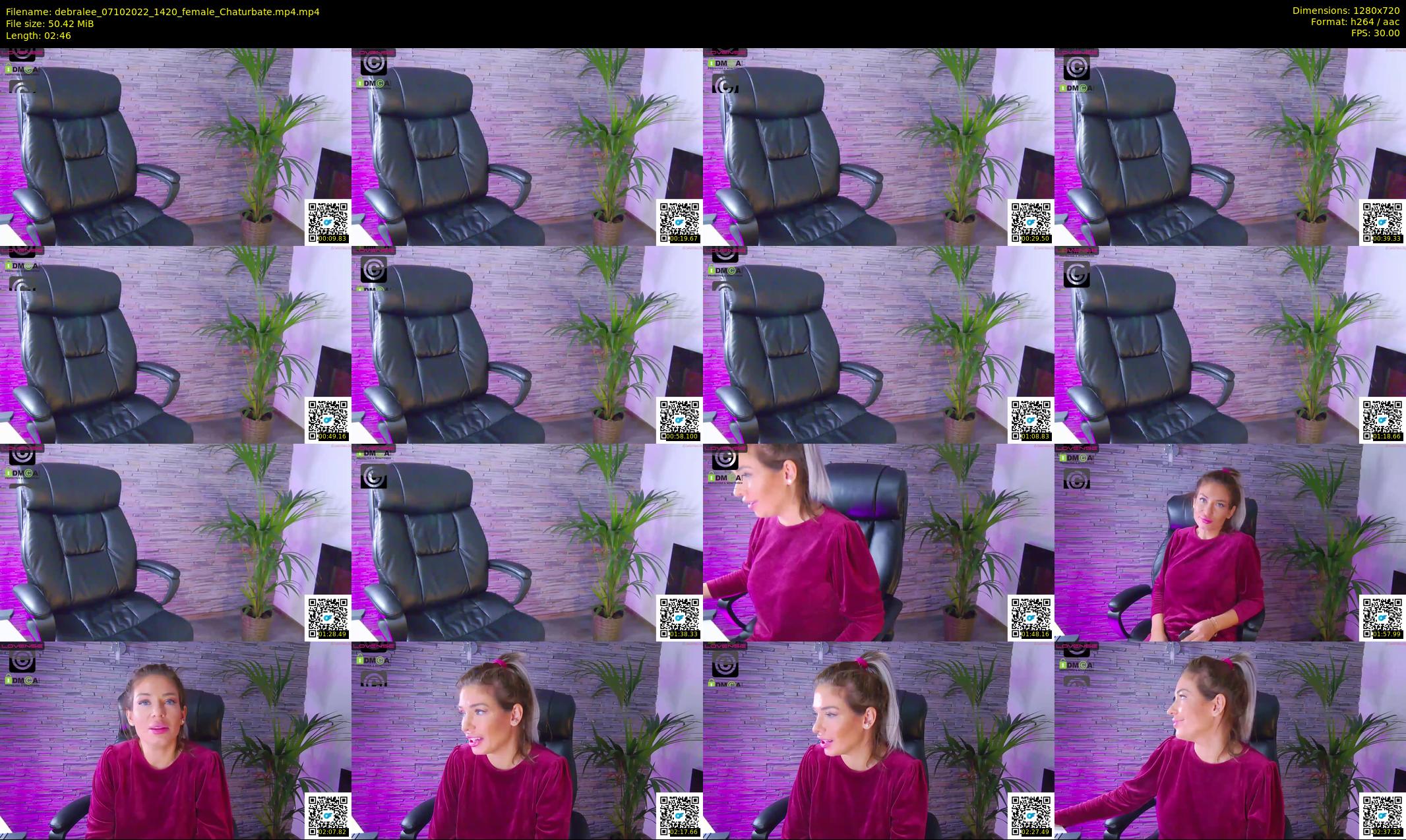 debralee — 3 minute Chaturbate female cam show recording, 720p, Oct 7, 2022