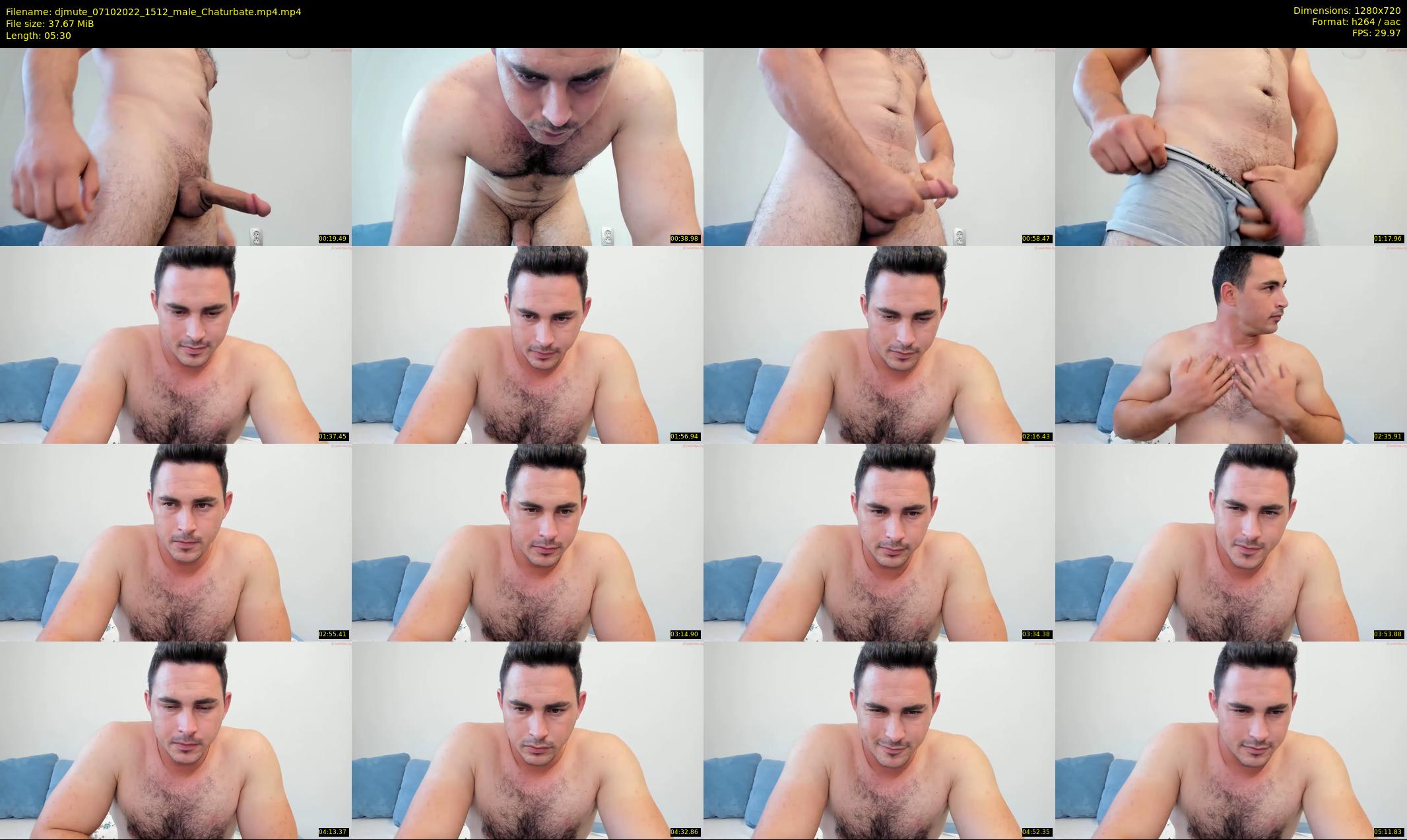 djmute — 6 minute Chaturbate male cam show recording, 720p, Oct 7, 2022