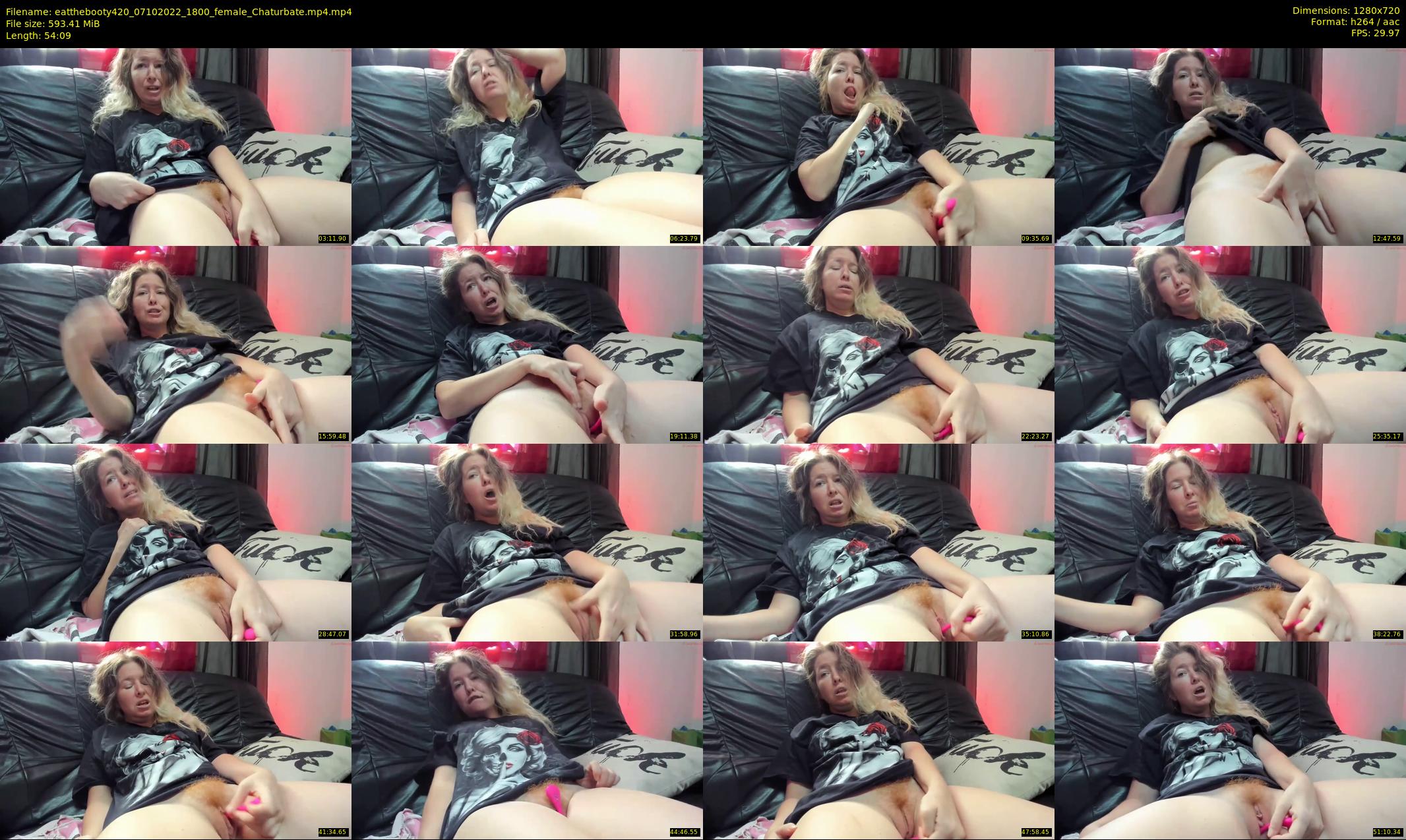 eatthebooty420 — 55 minute Chaturbate female cam show recording, 720p, Oct 7, 2022