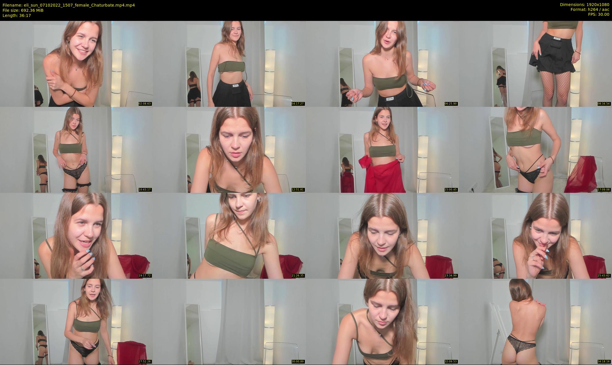 eli_sun — 37 minute Chaturbate female cam show recording, 1080p, Oct 7, 2022