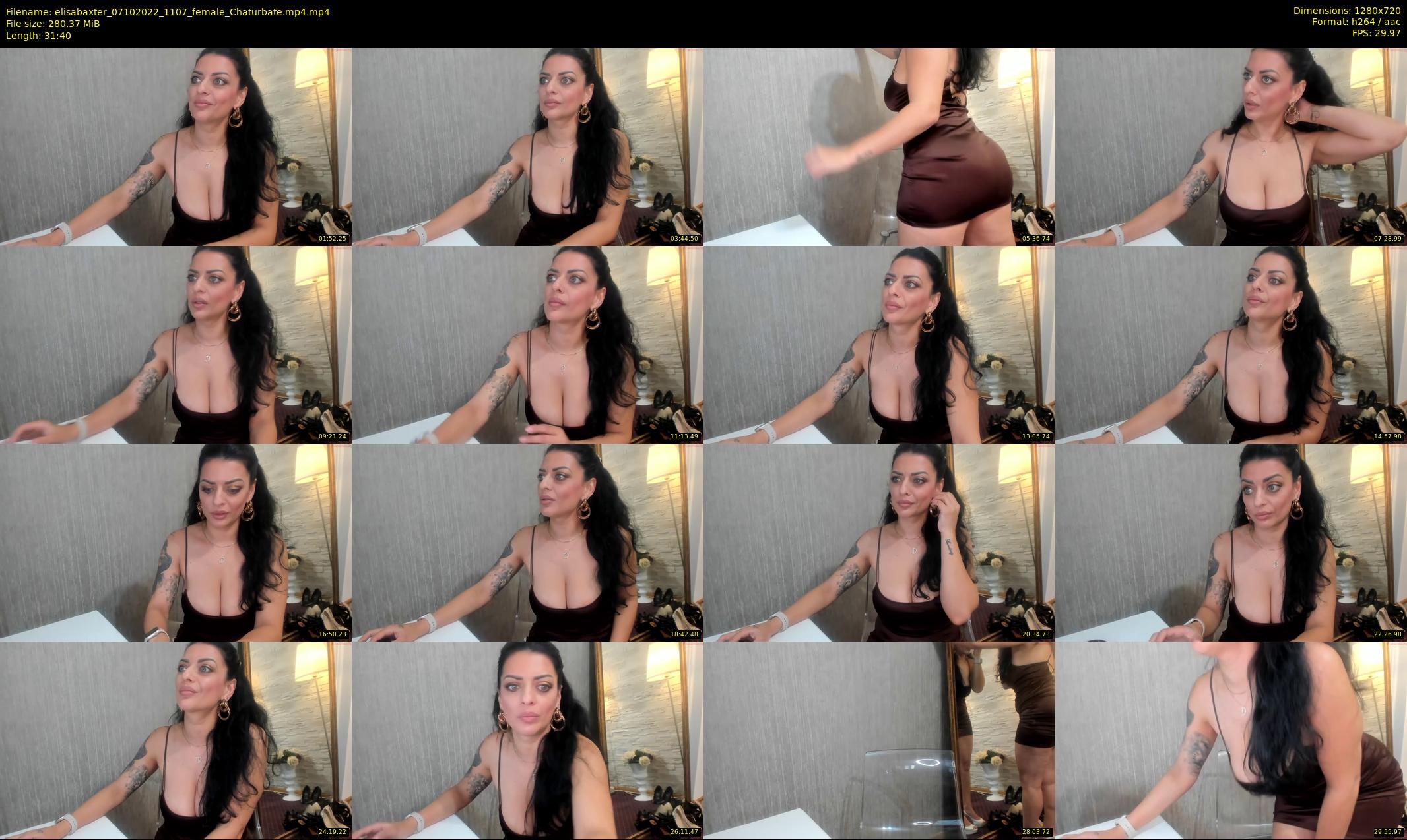 elisabaxter — 32 minute Chaturbate female cam show recording, 720p, Oct 7, 2022