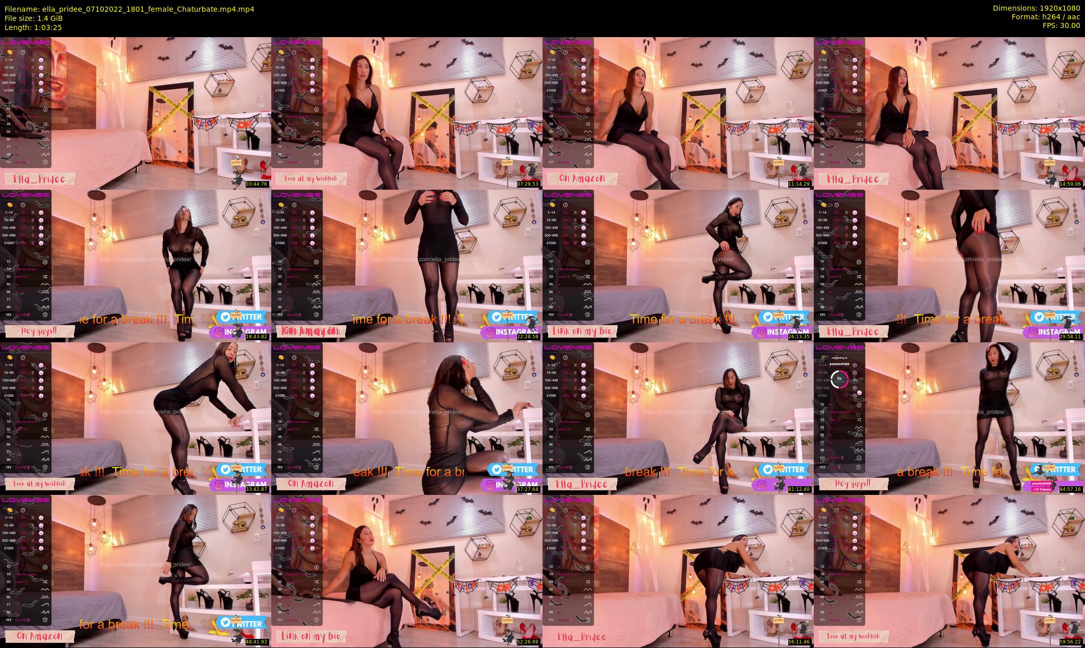 ella_pridee — 64 minute Chaturbate female cam show recording, 1080p, Oct 7, 2022