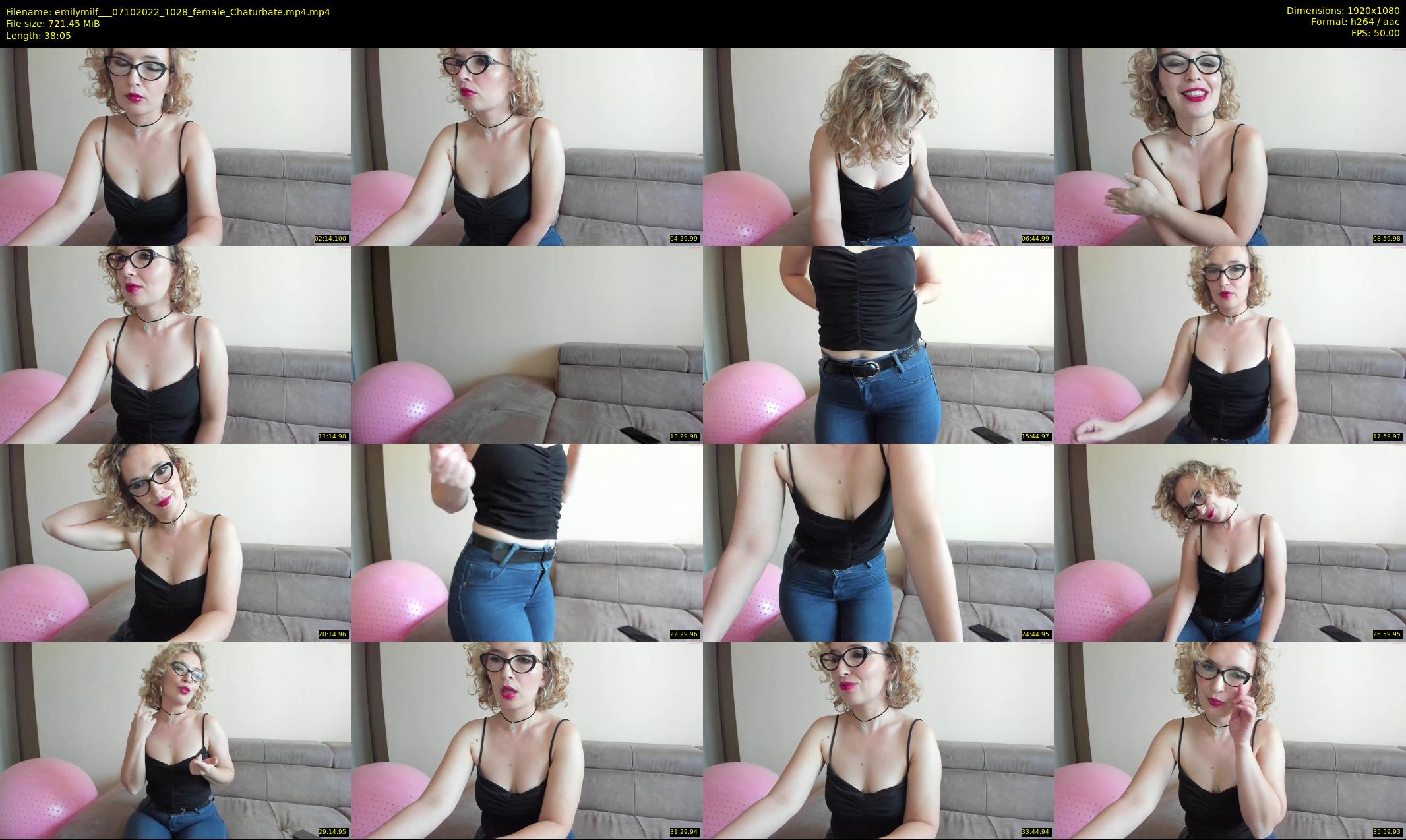 emilymilf__ — 39 minute Chaturbate female cam show recording, 1080p, Oct 7, 2022
