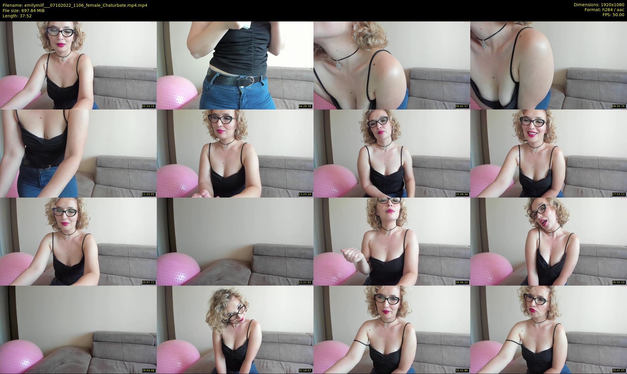emilymilf__ — 38 minute Chaturbate female cam show recording, 1080p, Oct 7, 2022