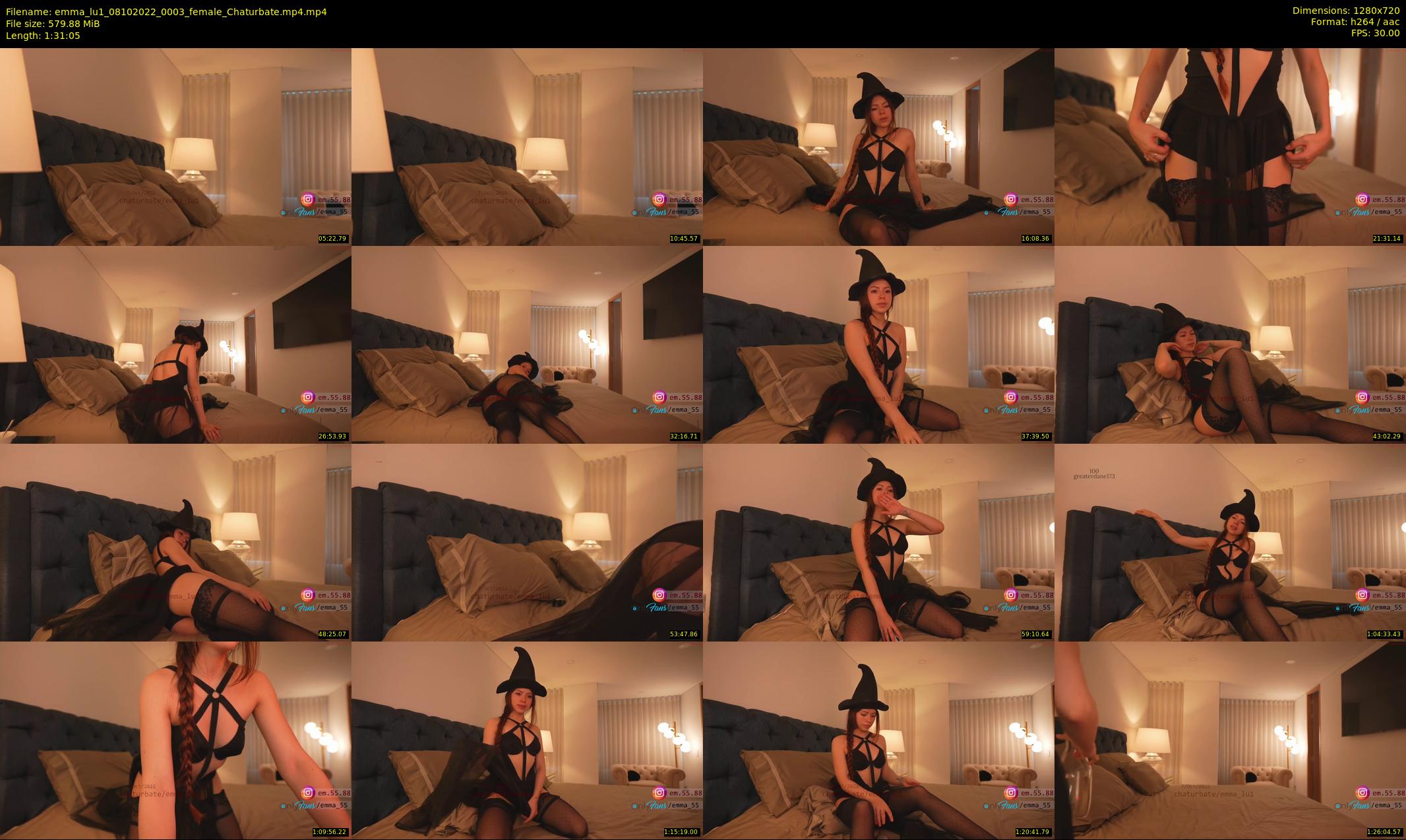 emma_lu1 — 92 minute Chaturbate female cam show recording, 720p, Oct 8, 2022