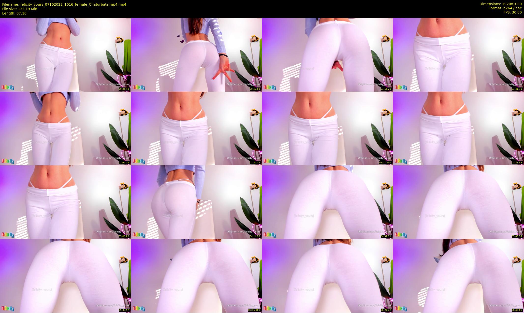 felicity_yours — 8 minute Chaturbate female cam show recording, 1080p, Oct 7, 2022