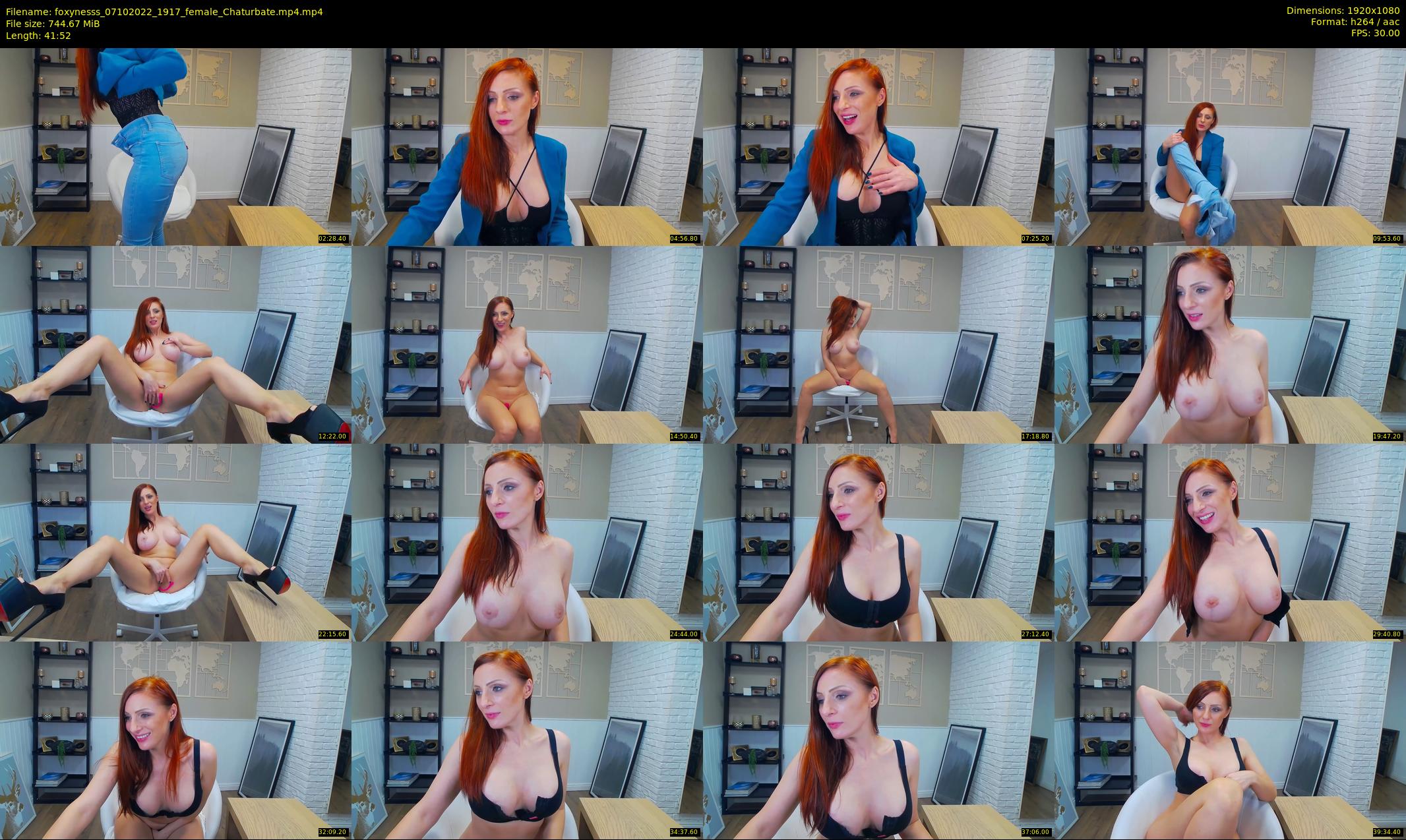 foxynesss — 42 minute Chaturbate female cam show recording, 1080p, Oct 7, 2022