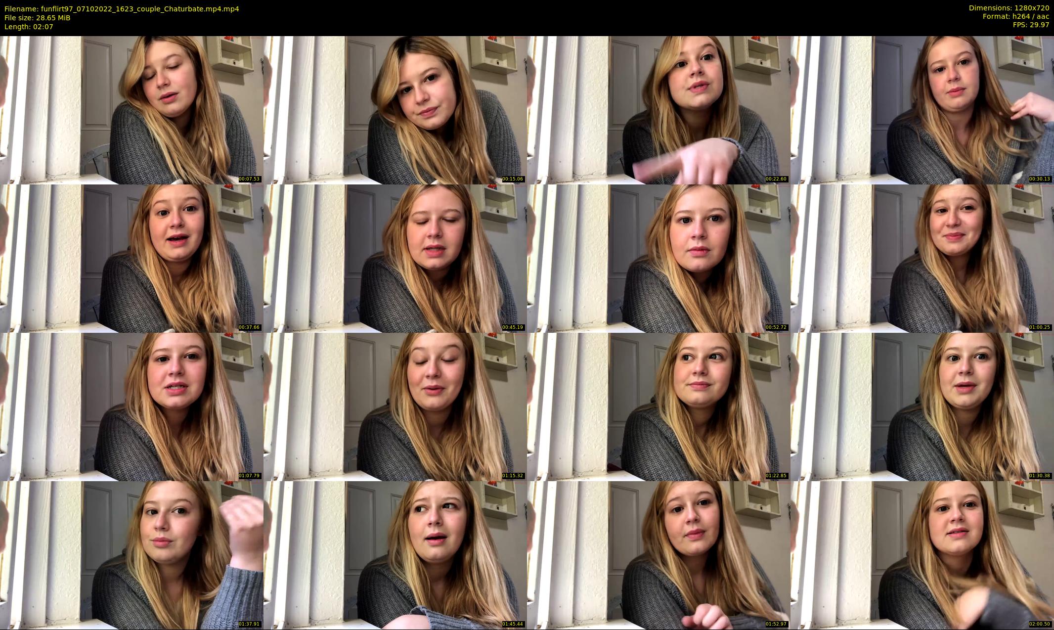 funflirt97 — 3 minute Chaturbate female cam show recording, 720p, Oct 7, 2022