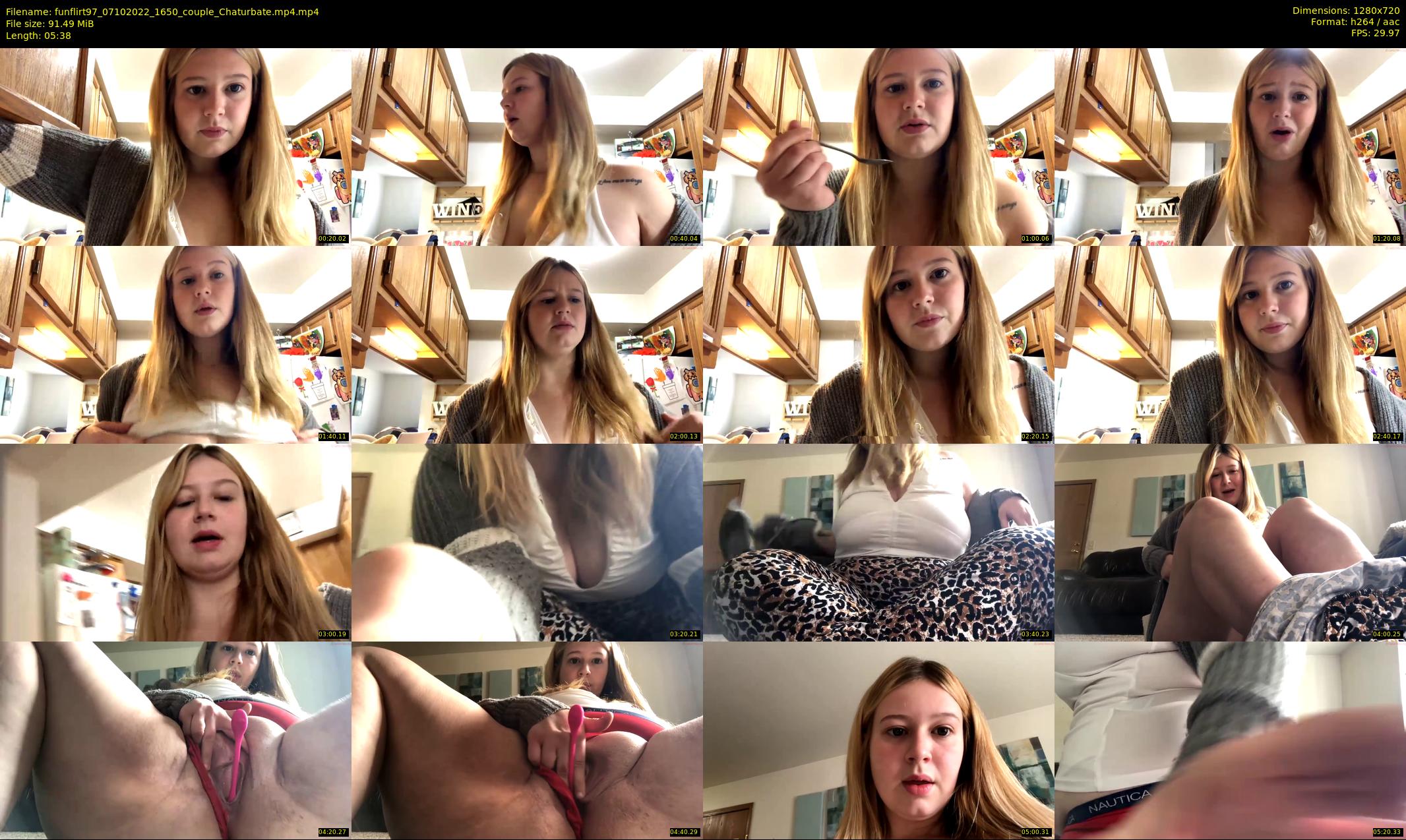 funflirt97 — 6 minute Chaturbate female cam show recording, 720p, Oct 7, 2022