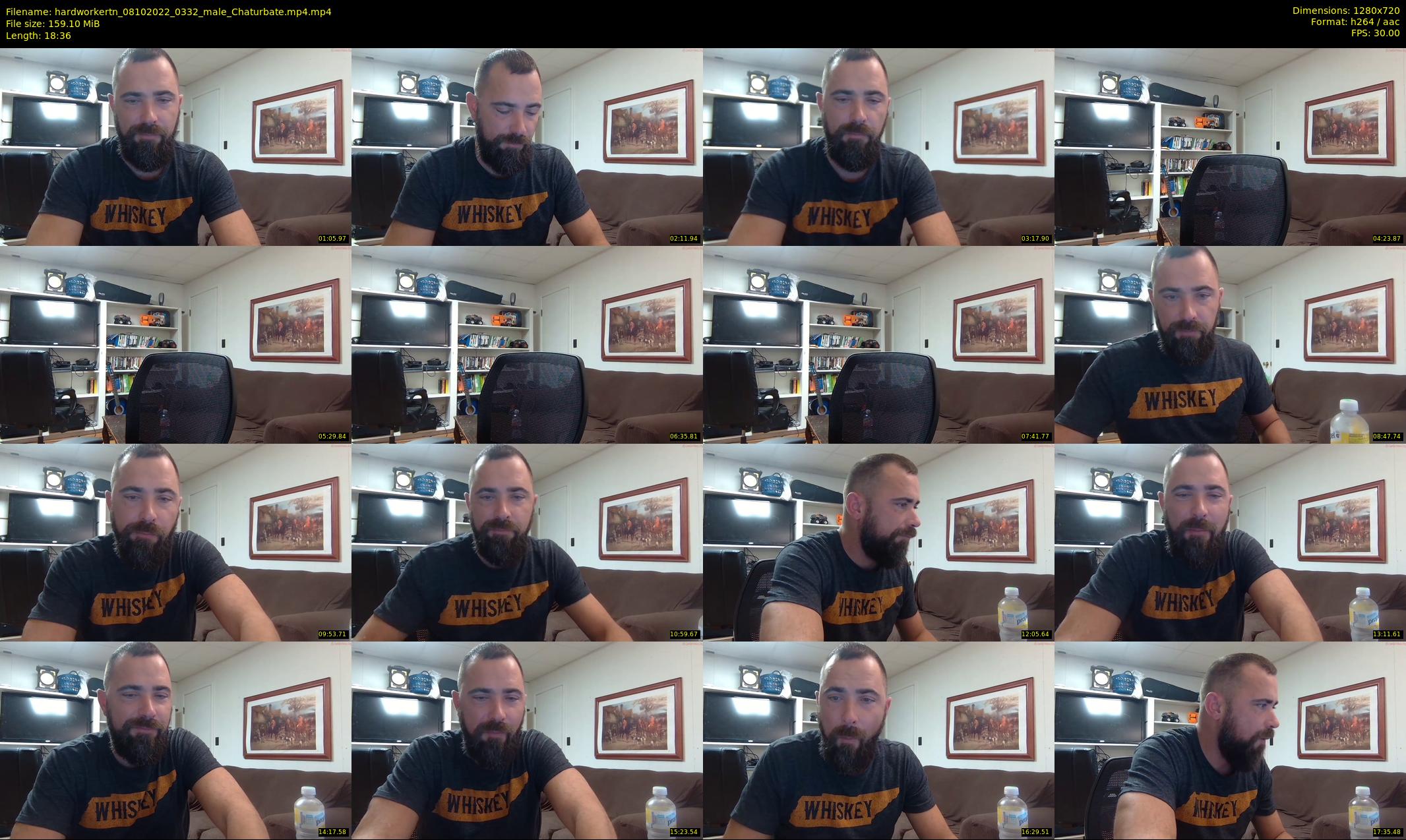 hardworkertn — 19 minute Chaturbate male cam show recording, 720p, Oct 8, 2022