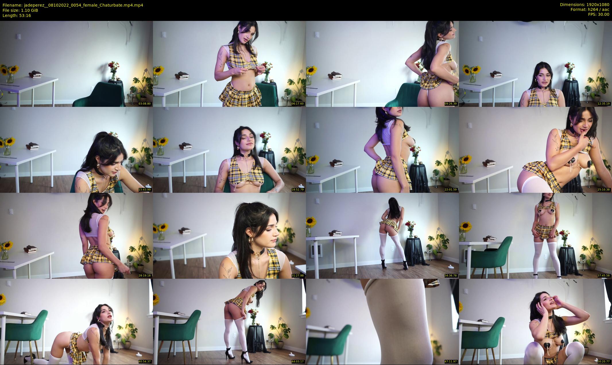 jadeperez_ — 54 minute Chaturbate female cam show recording, 1080p, Oct 8, 2022
