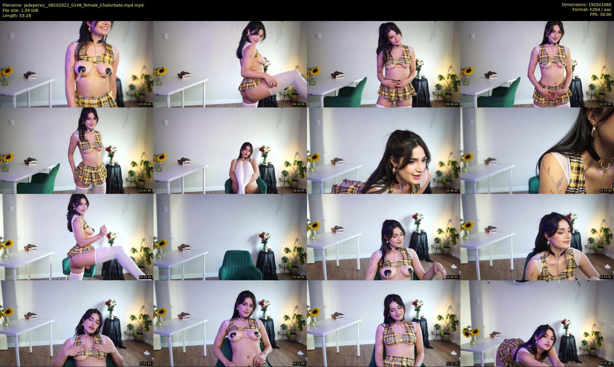 jadeperez_ — 54 minute Chaturbate female cam show recording, 1080p, Oct 8, 2022