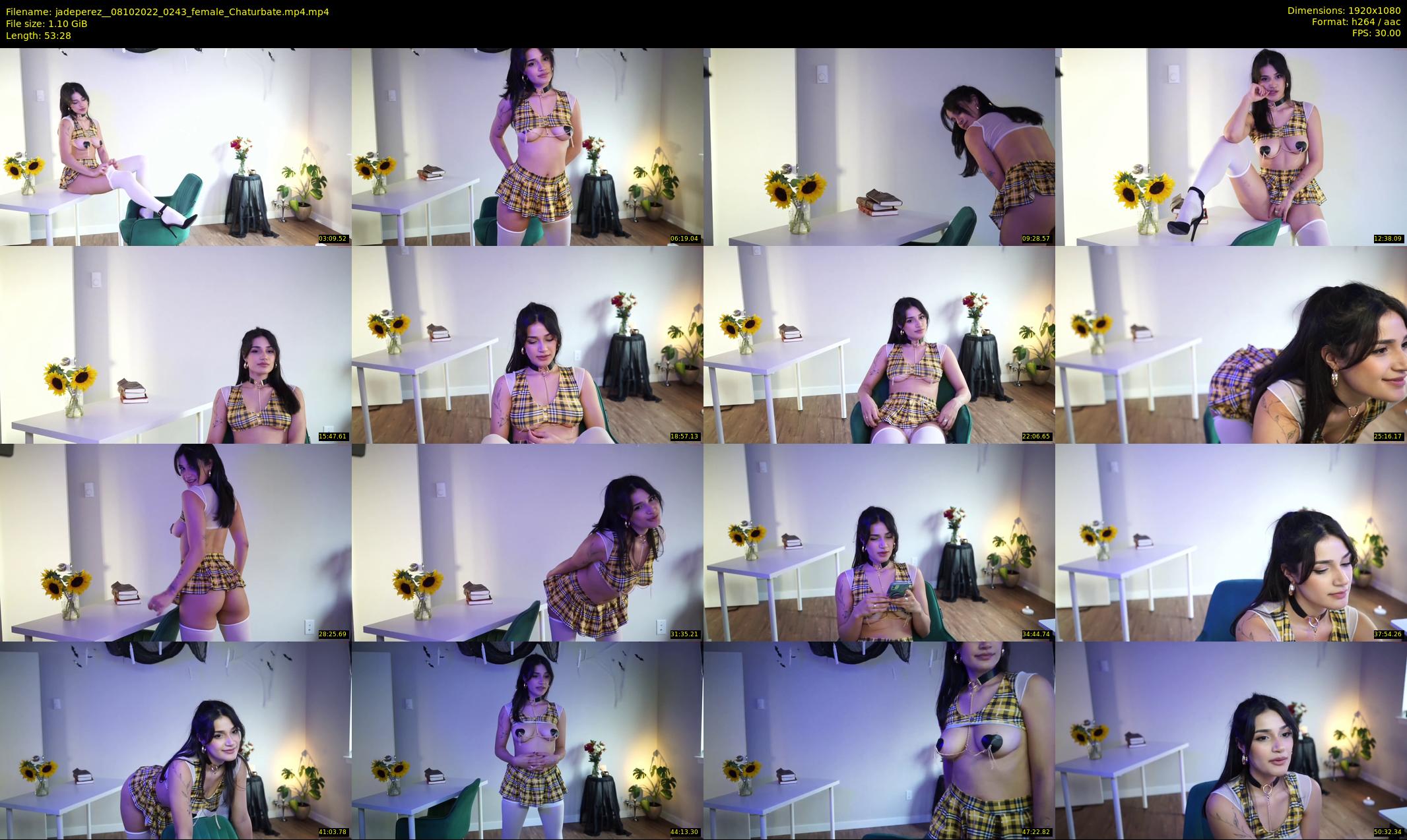 jadeperez_ — 54 minute Chaturbate female cam show recording, 1080p, Oct 8, 2022