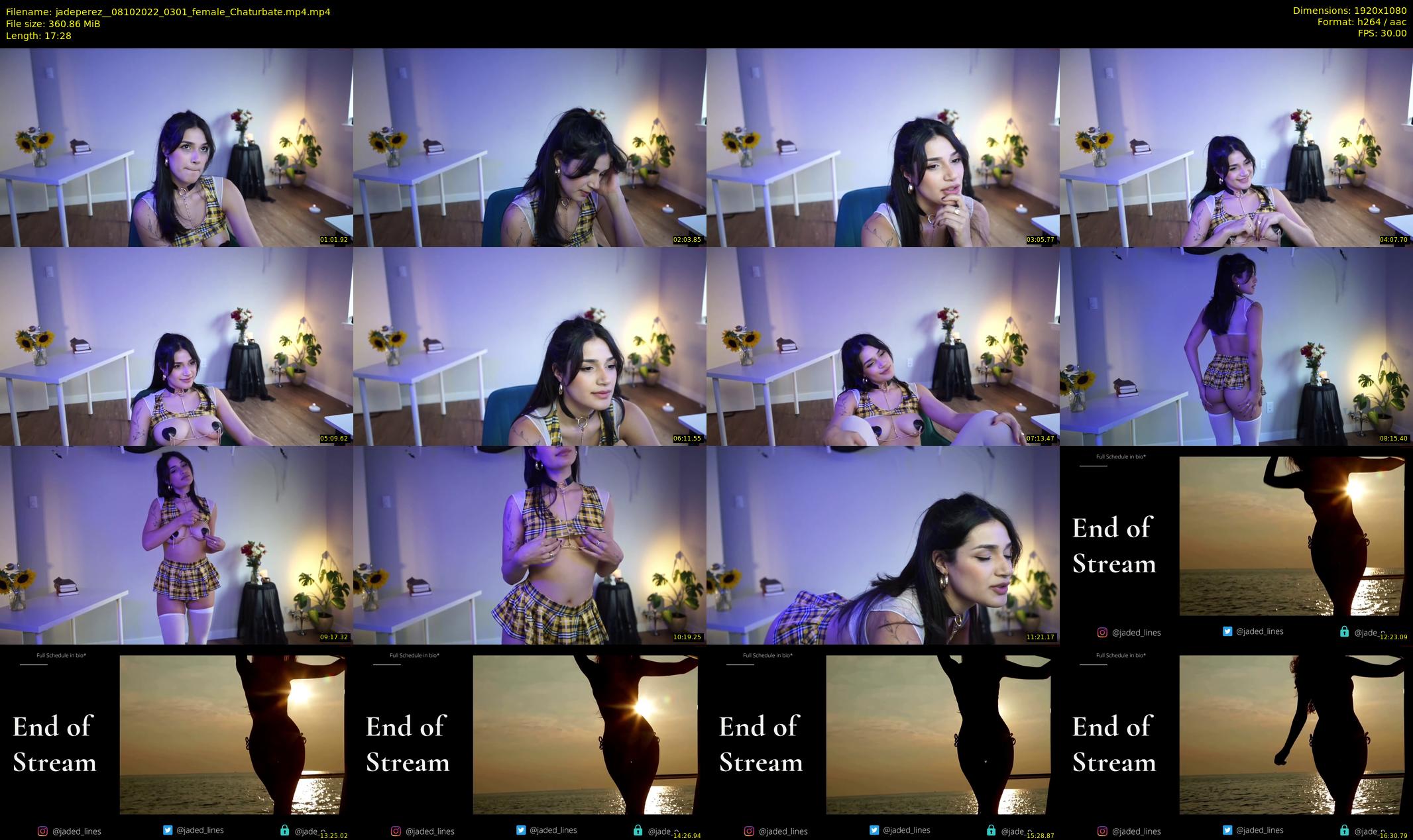 jadeperez_ — 18 minute Chaturbate female cam show recording, 1080p, Oct 8, 2022